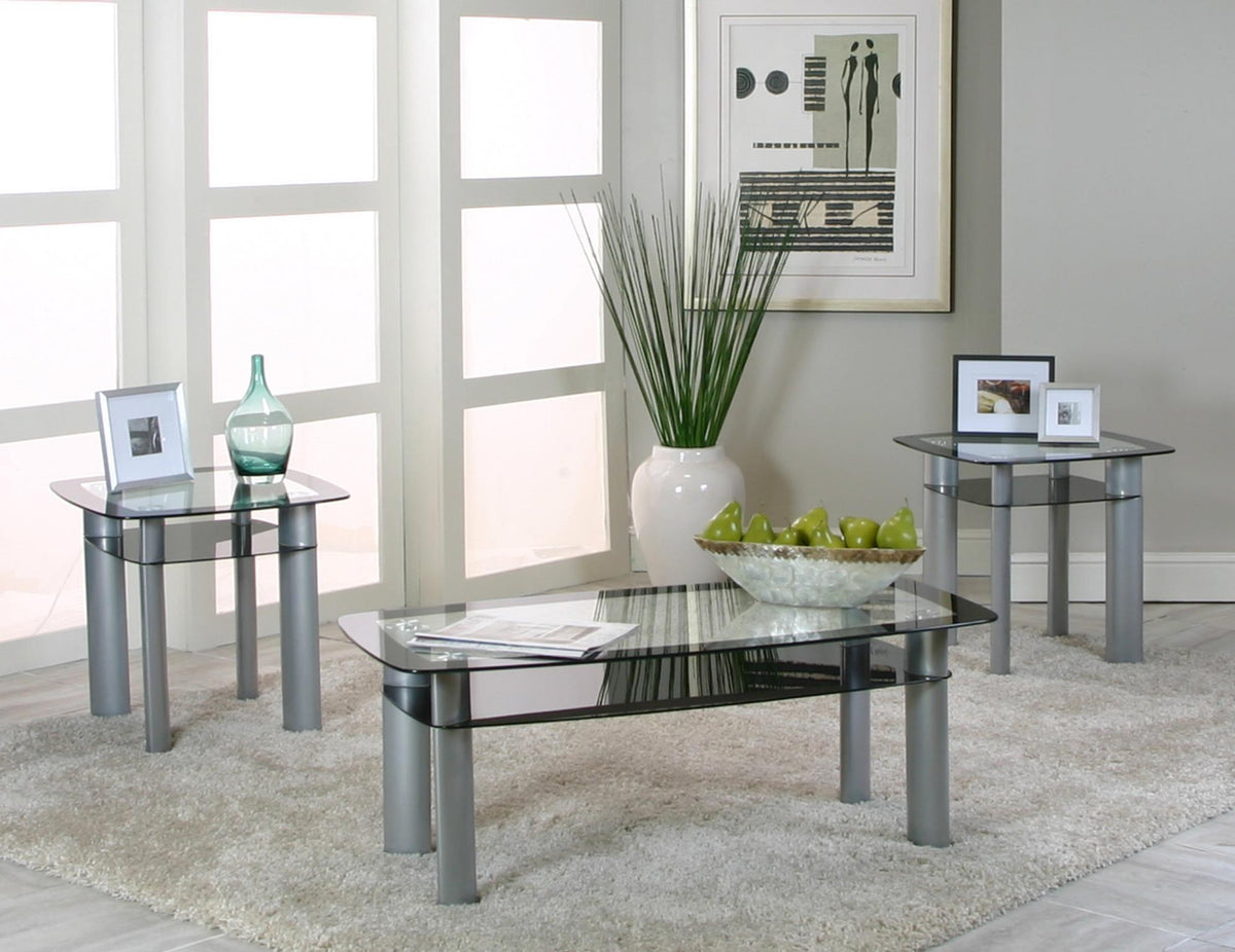 Gray 3-Piece Table Set (T300)