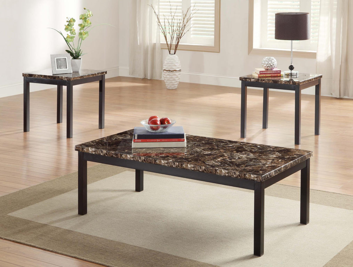 Brown 3-Piece Table Set (T700)