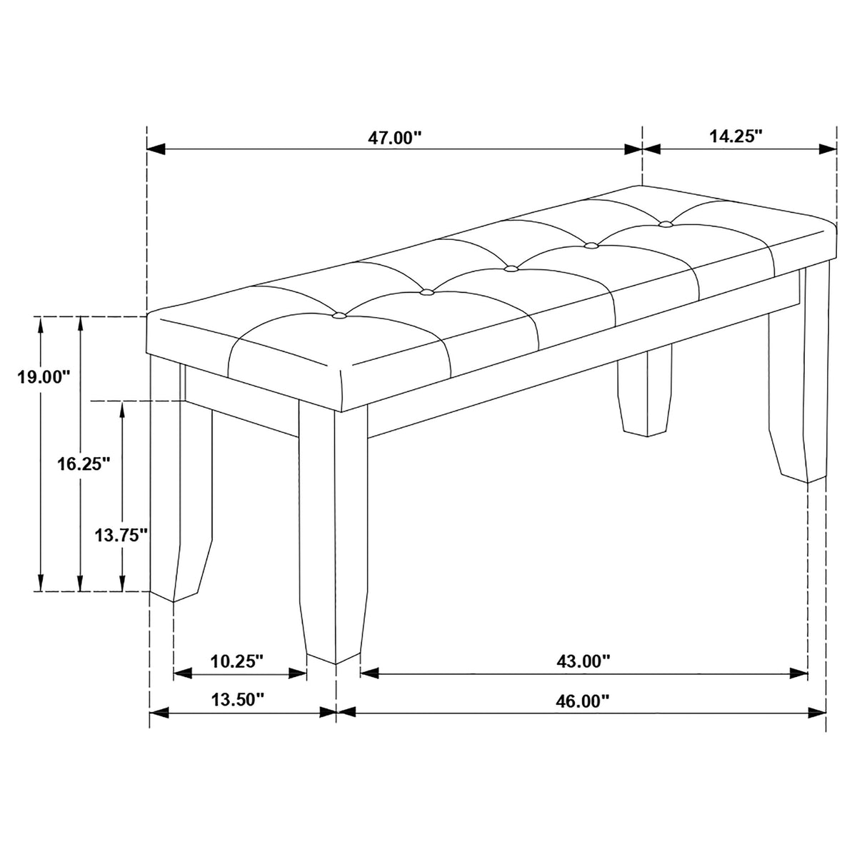 Dalila Dining Benches