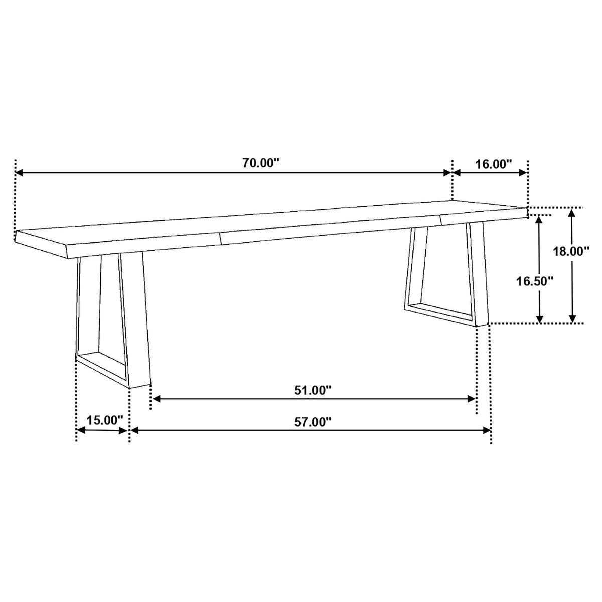 Ditman Dining Benches