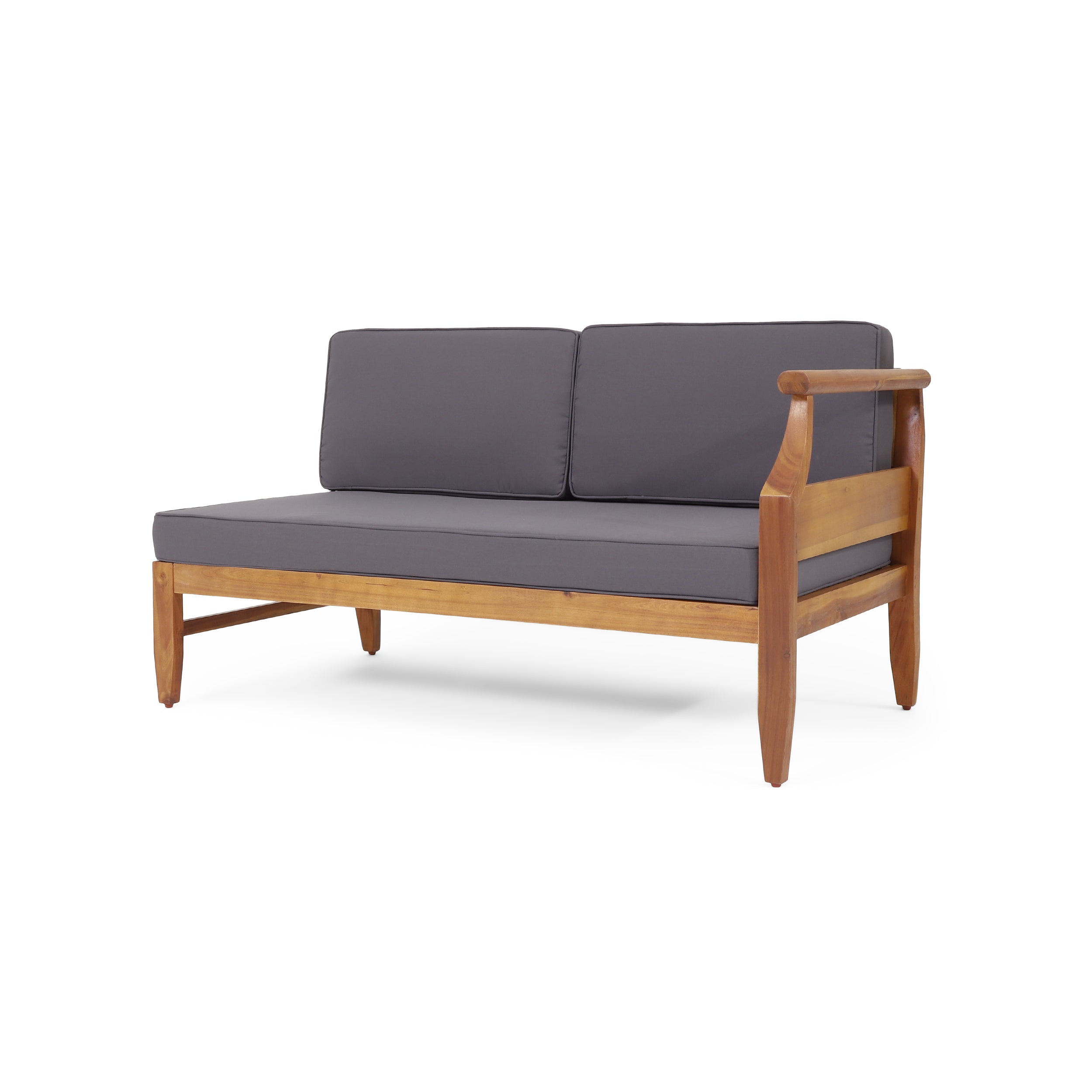 Aston Outdoor Sofa Set Patio Seating - Dark Gray