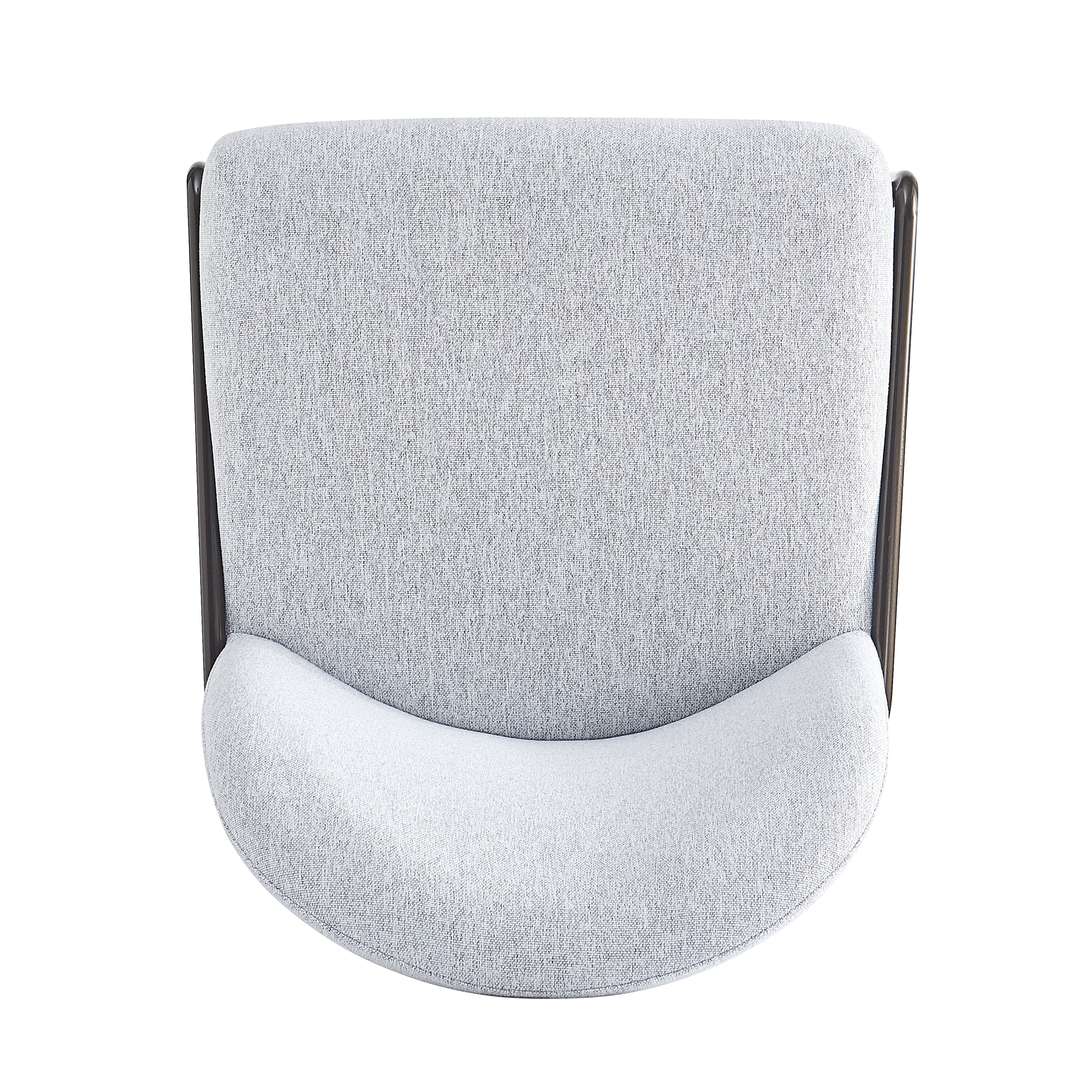 Galen Indoor Metal Upholstered Barstool, Antique Bronze Finish Frame with Gray Fabric, Set of 2