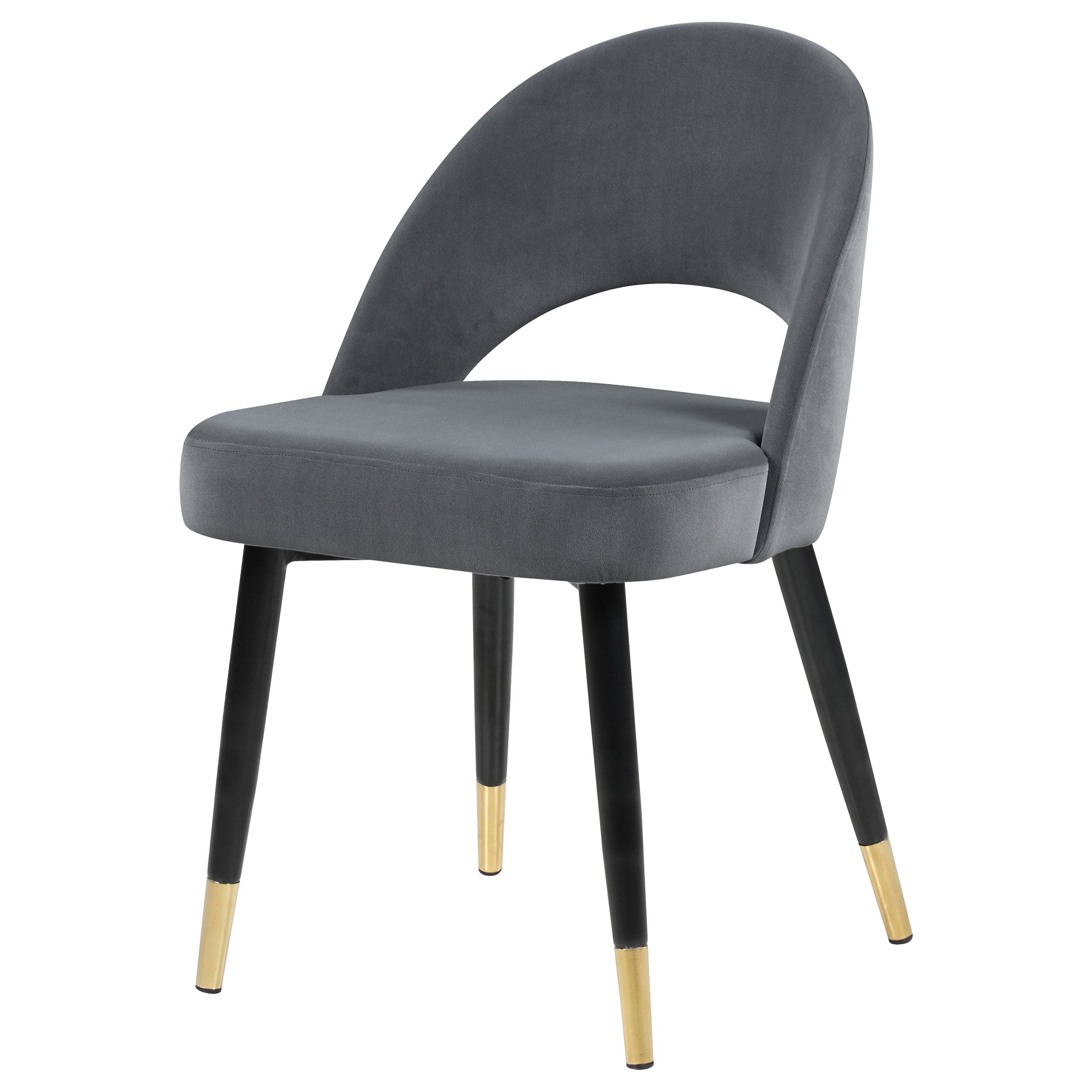Lindsey Grey Upholstered Dining Side Chair (Set of 2)