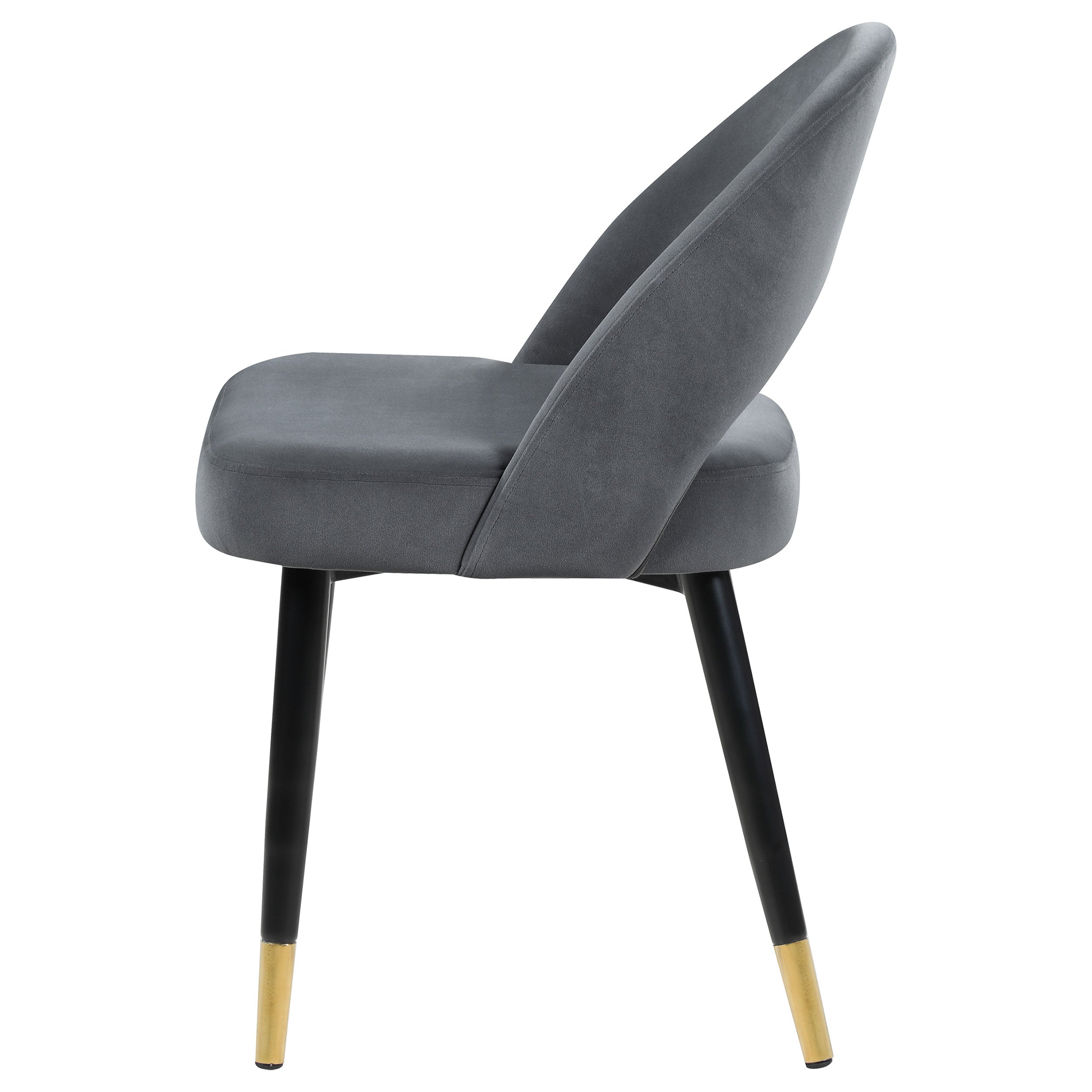 Lindsey Grey Upholstered Dining Side Chair (Set of 2)