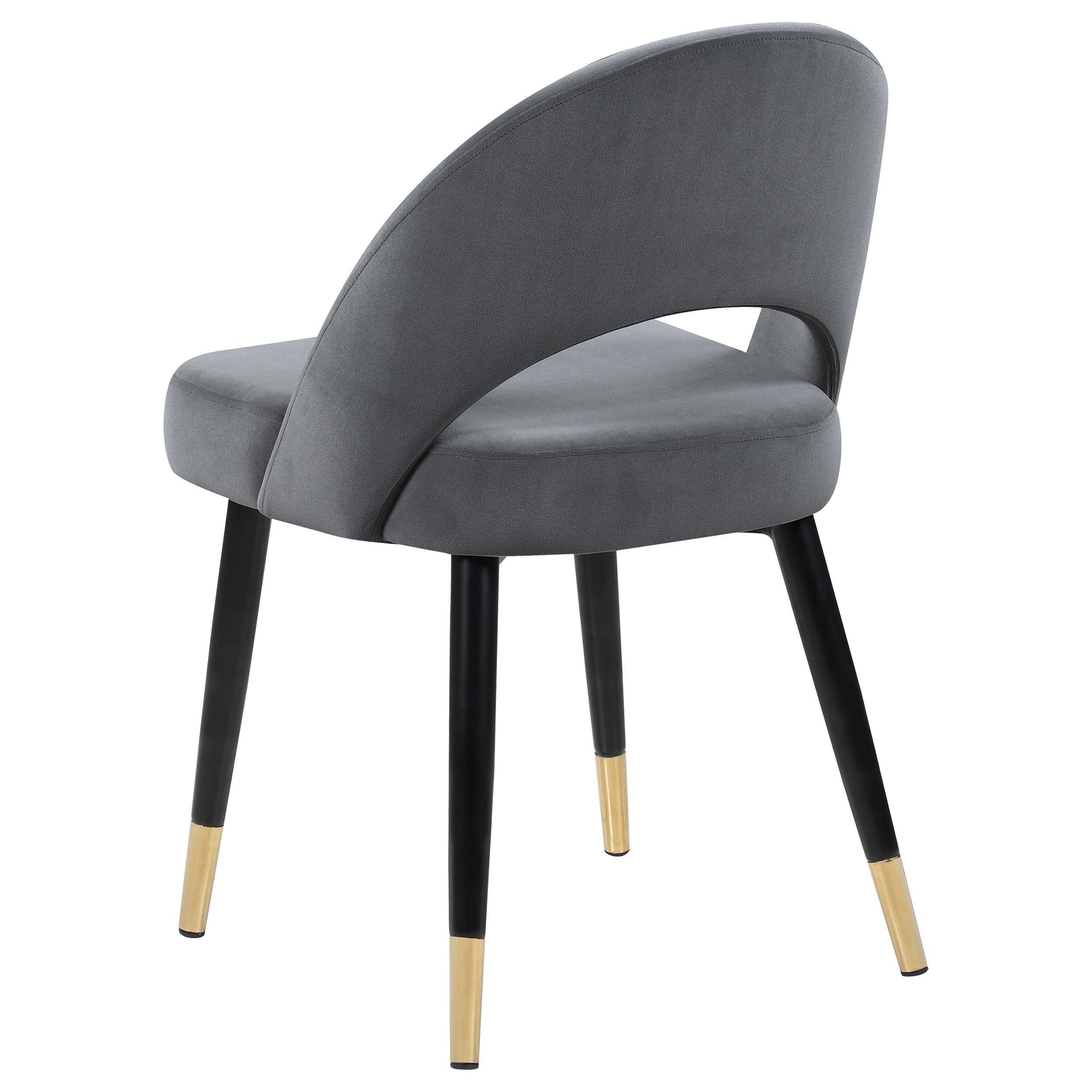 Lindsey Grey Upholstered Dining Side Chair (Set of 2)