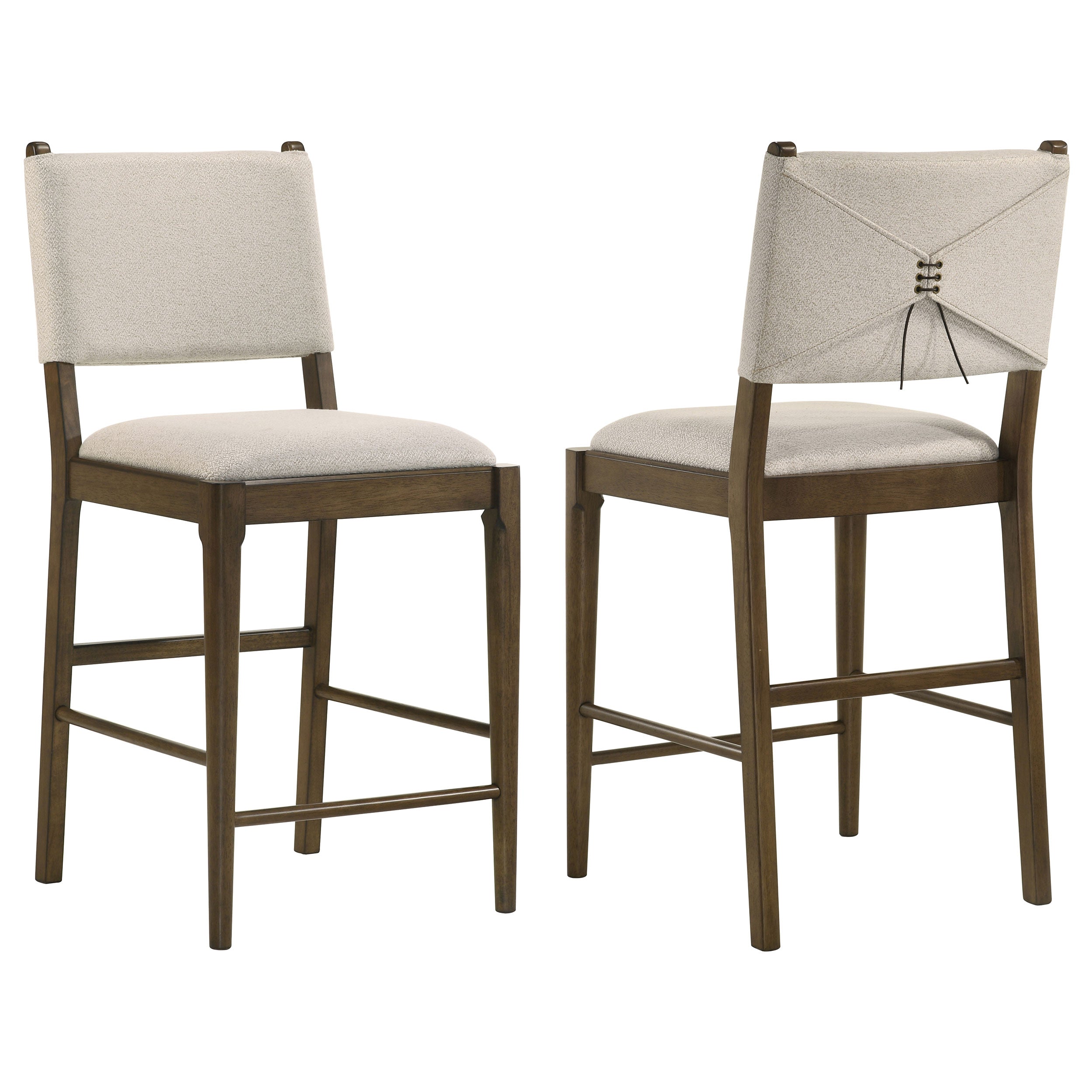 Ottowa Upholstered Side Chair Brown (Set of 2)