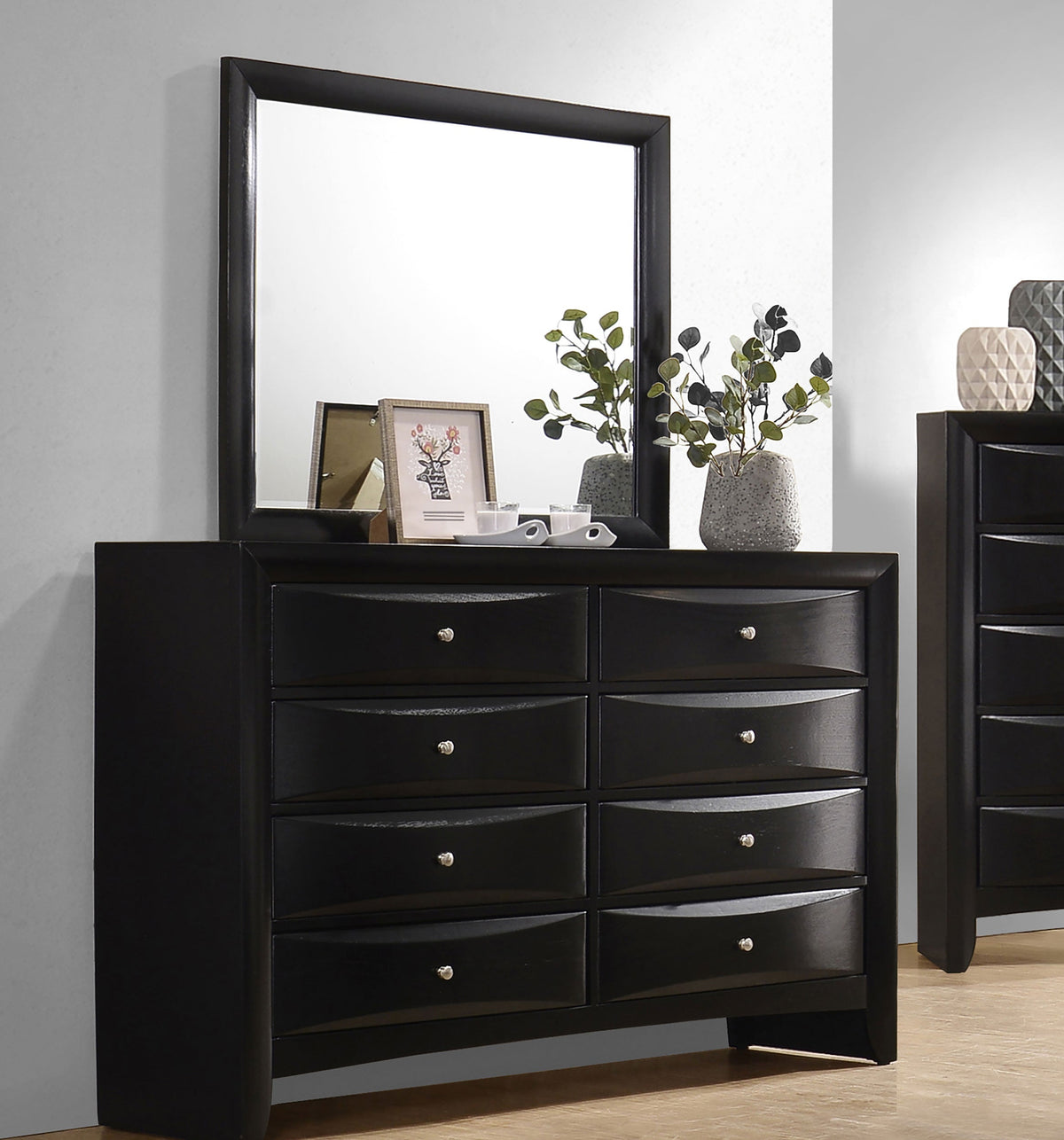 Briana Dresser with Mirrors