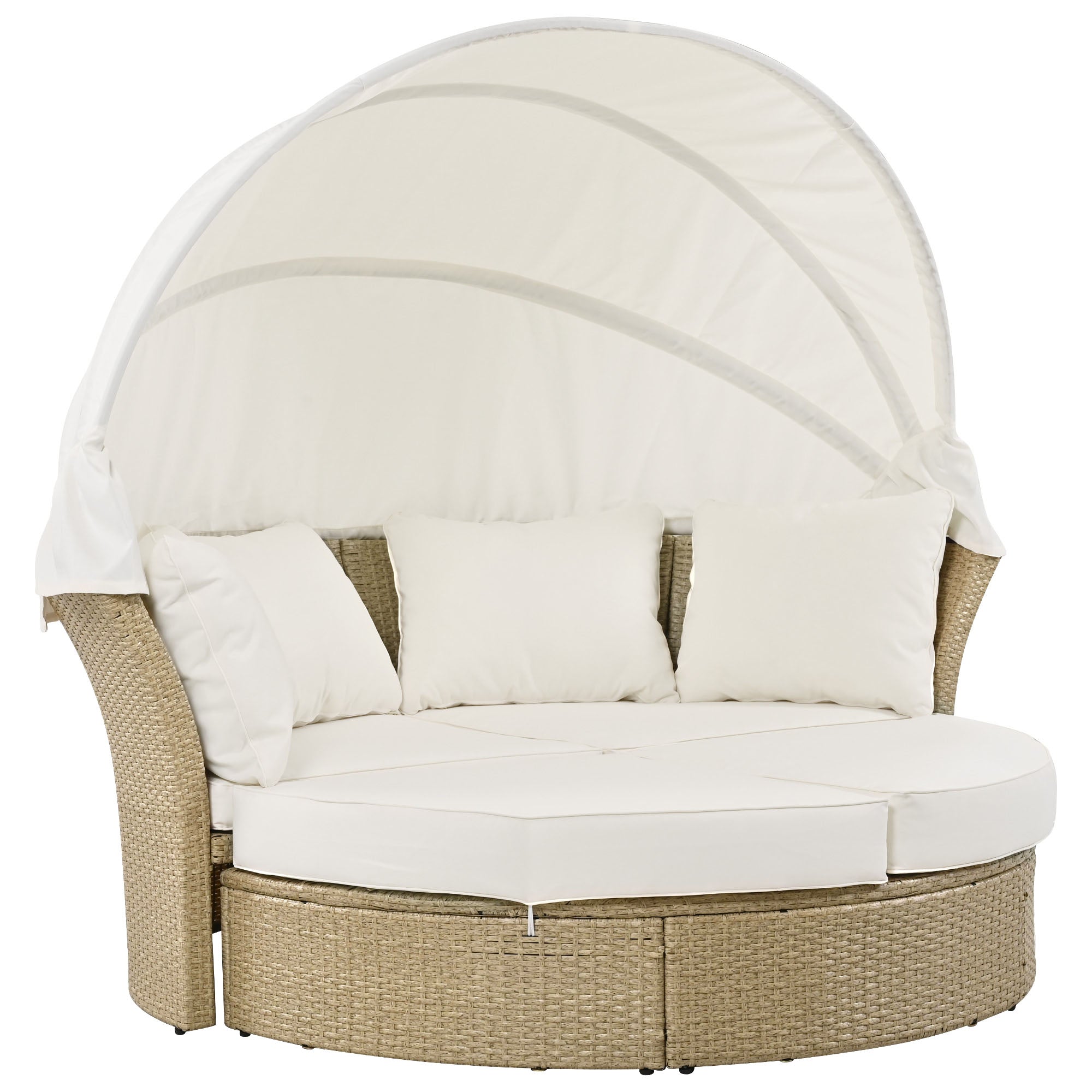 Daybed Outdoor Canopy Daybed Canopy Design - Beige