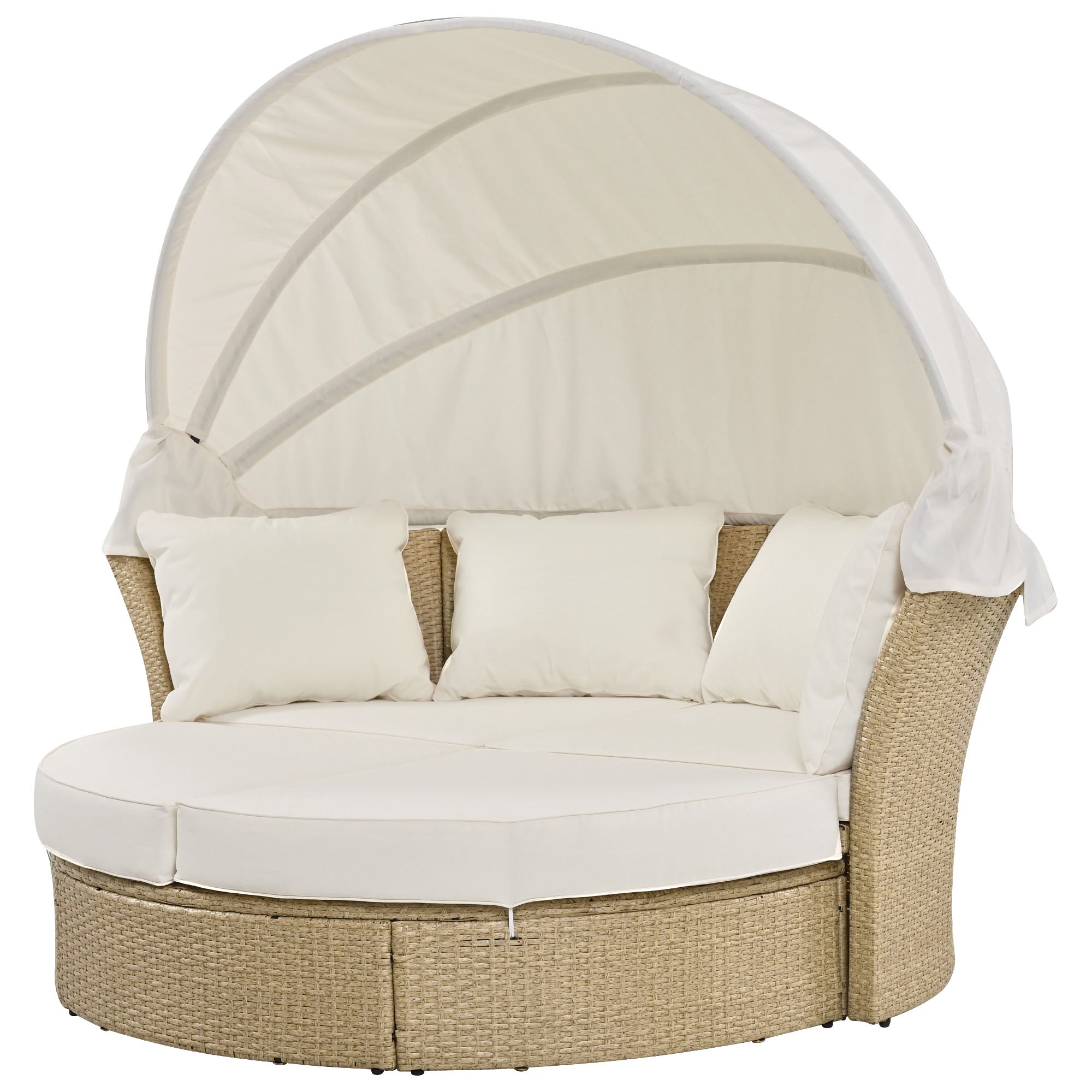 Daybed Outdoor Canopy Daybed Canopy Design - Beige