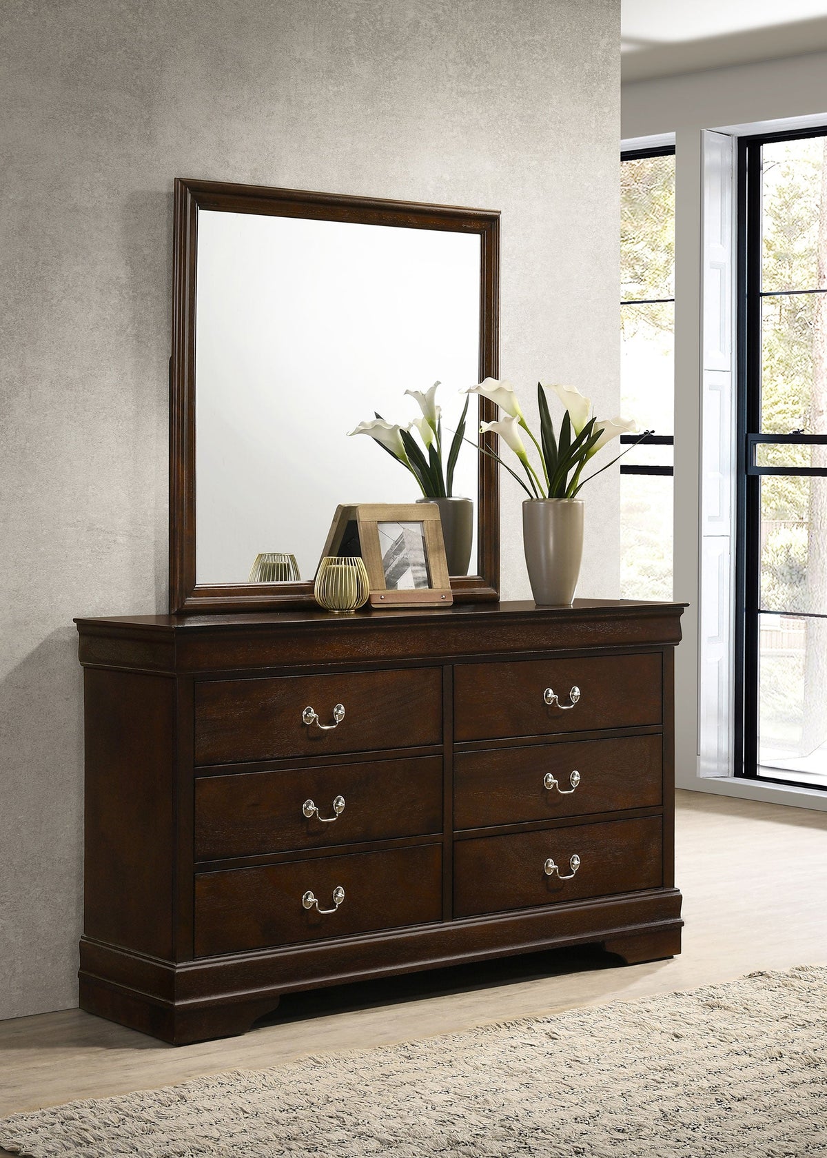 Louis Philippe Dresser with Mirrors