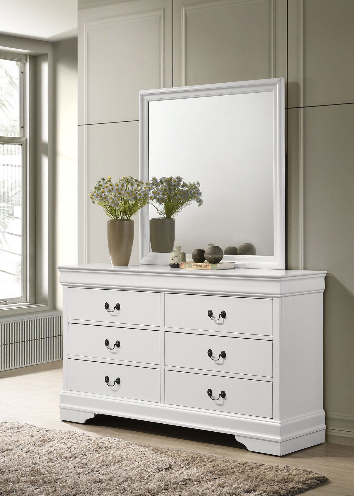 Louis Philippe Dresser with Mirrors