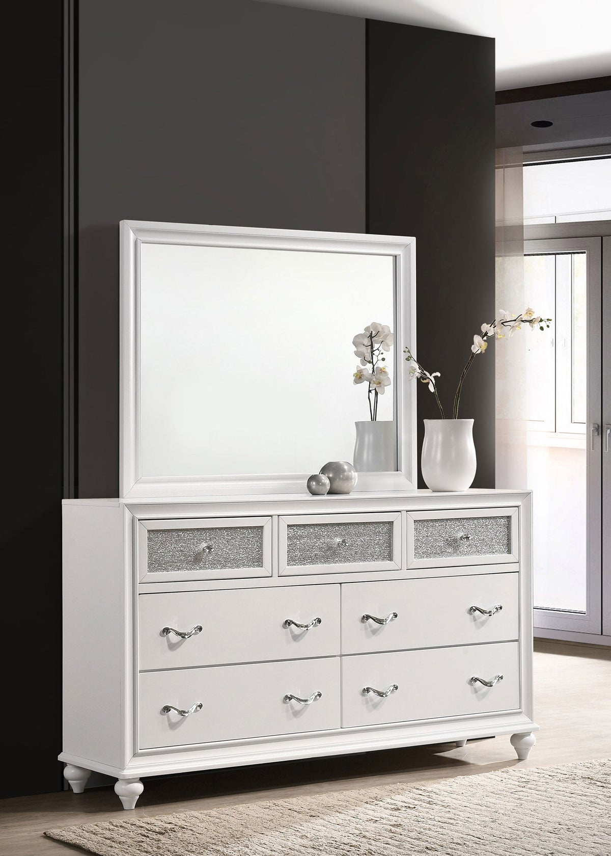 Barzini Dresser with Mirrors
