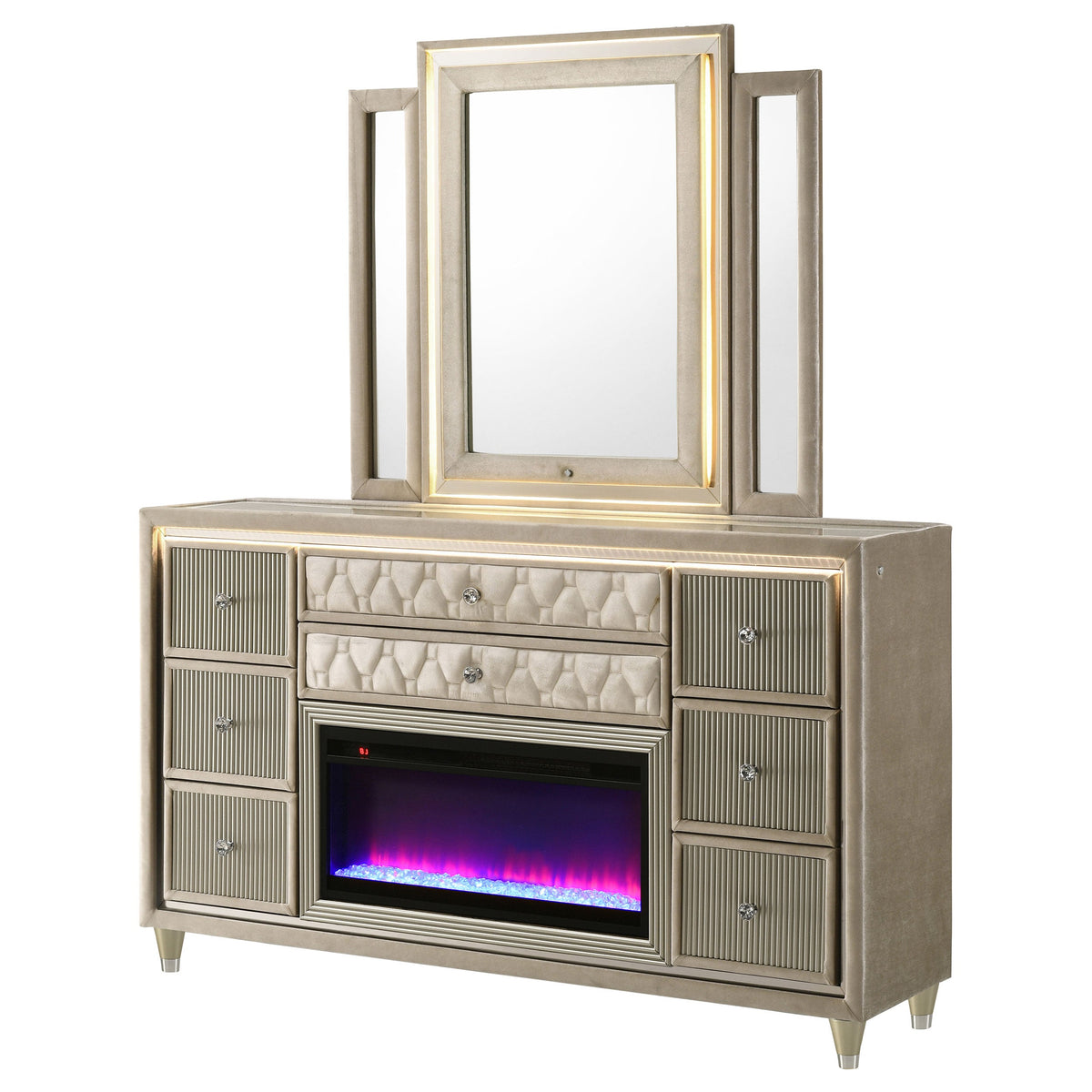Lorient Dresser with Mirrors