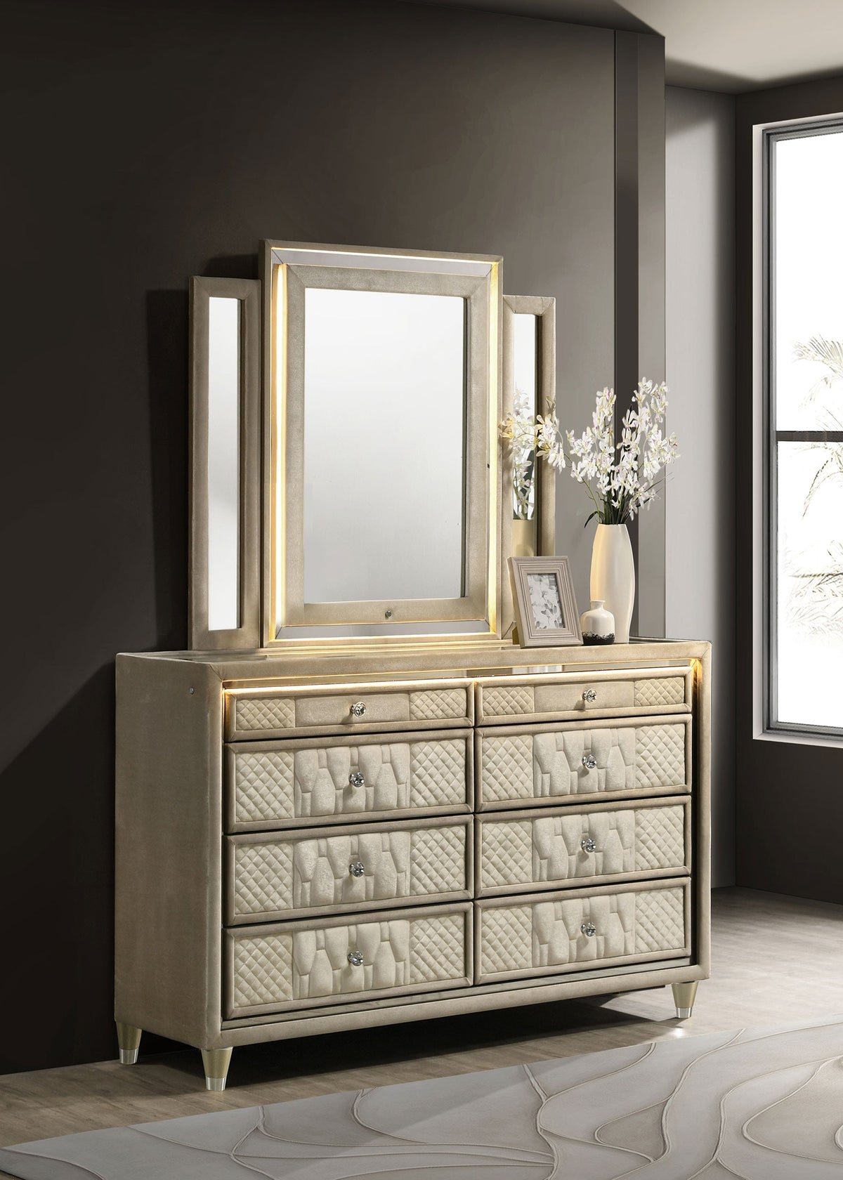 Lorient Dresser with Mirrors