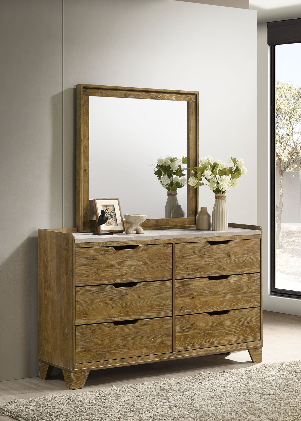 Henderson Dresser with Mirrors