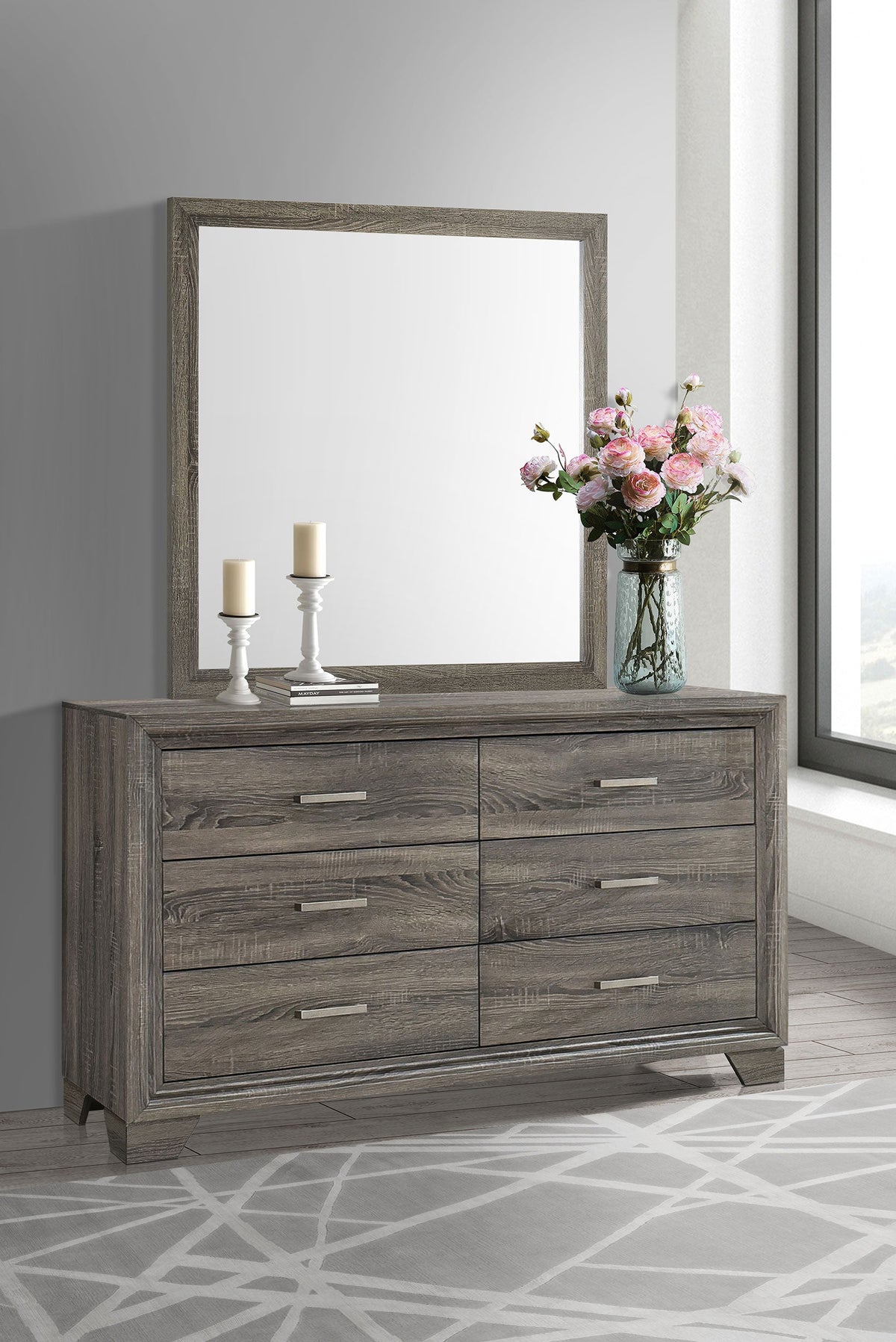 Wright Dresser with Mirrors
