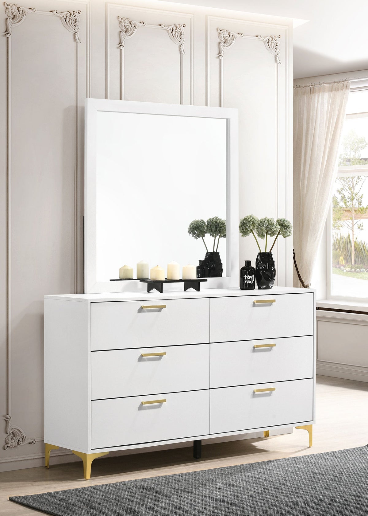 Kendall Dresser with Mirrors