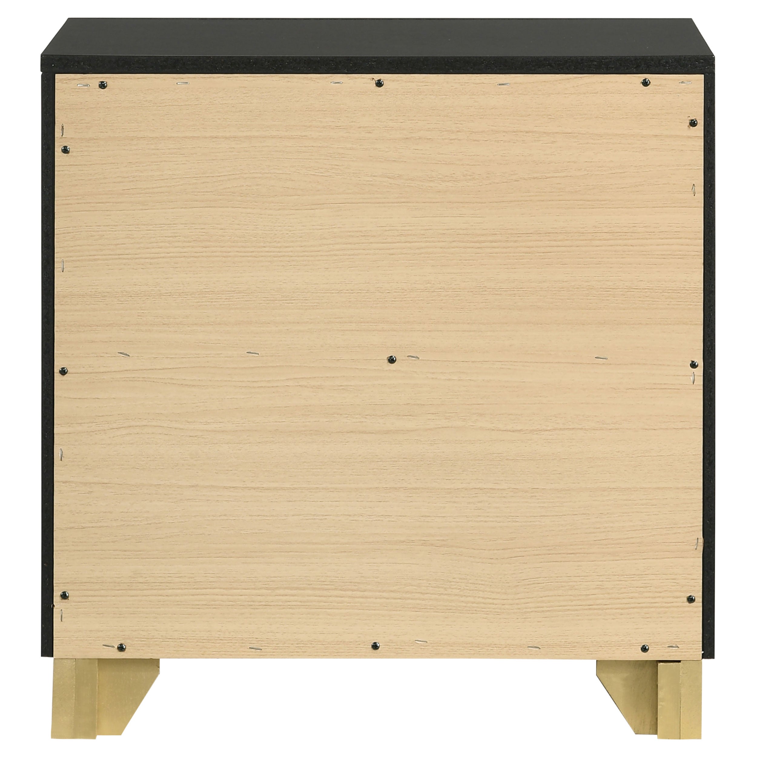 Caraway 2-drawer Nightstand - Black