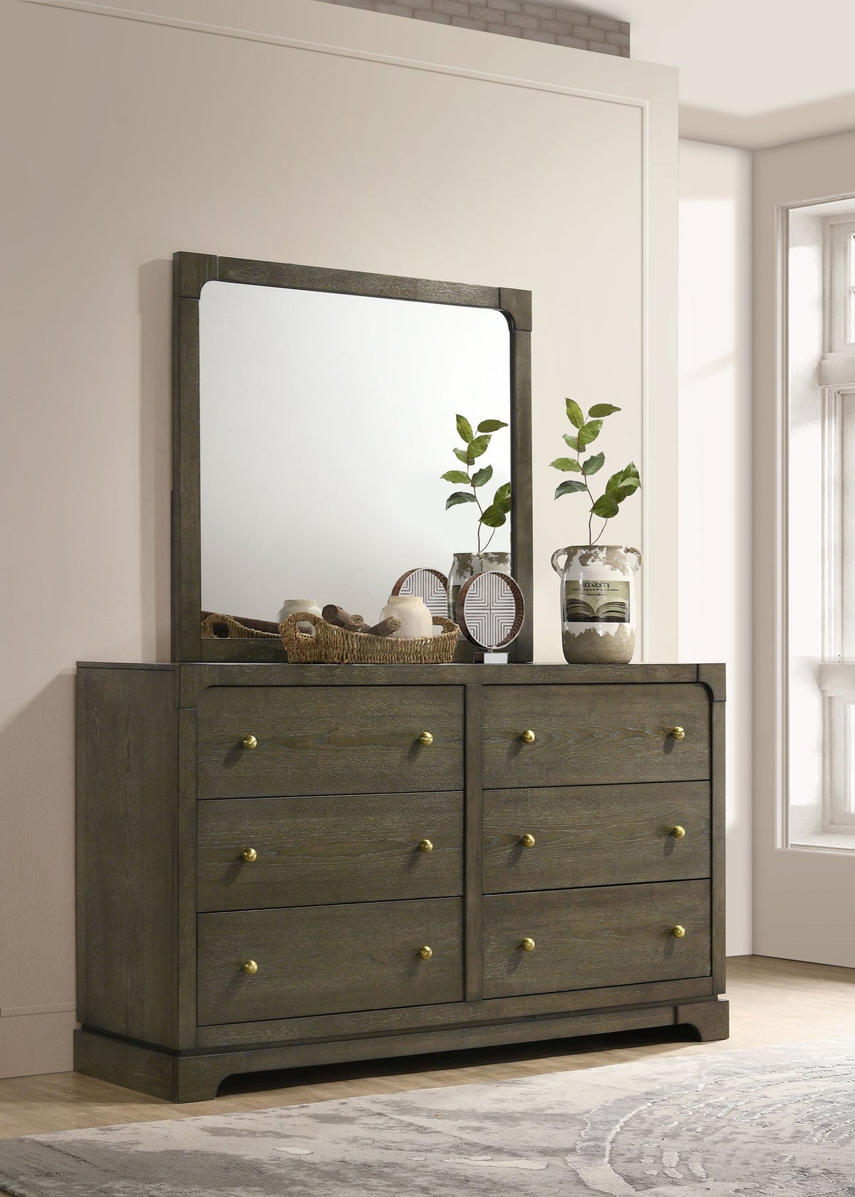 Gran Park Dresser with Mirrors