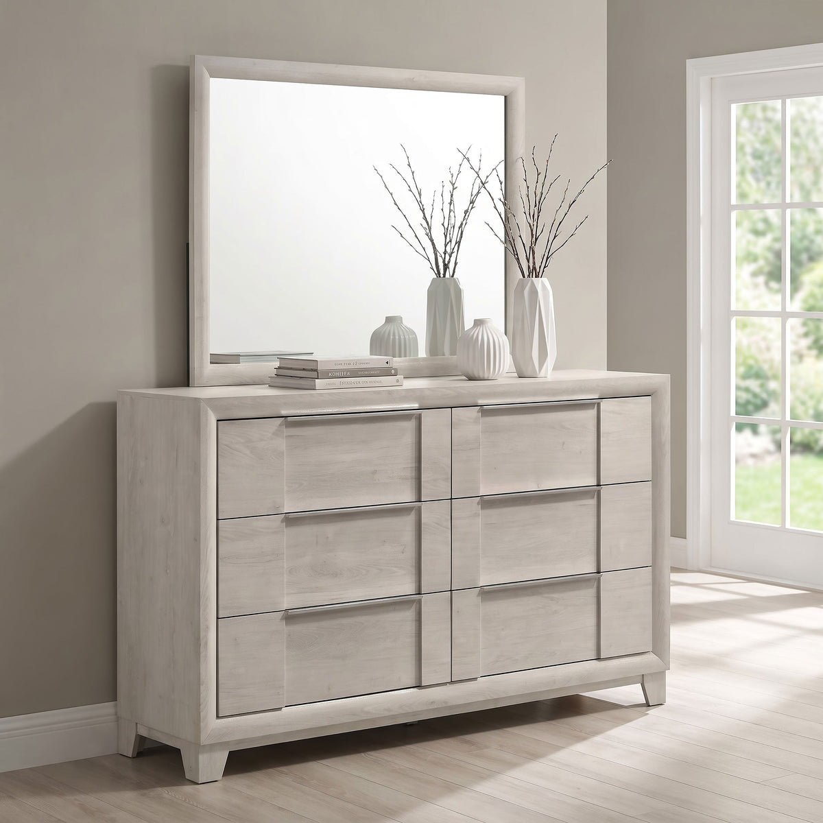 Farre Dresser with Mirrors