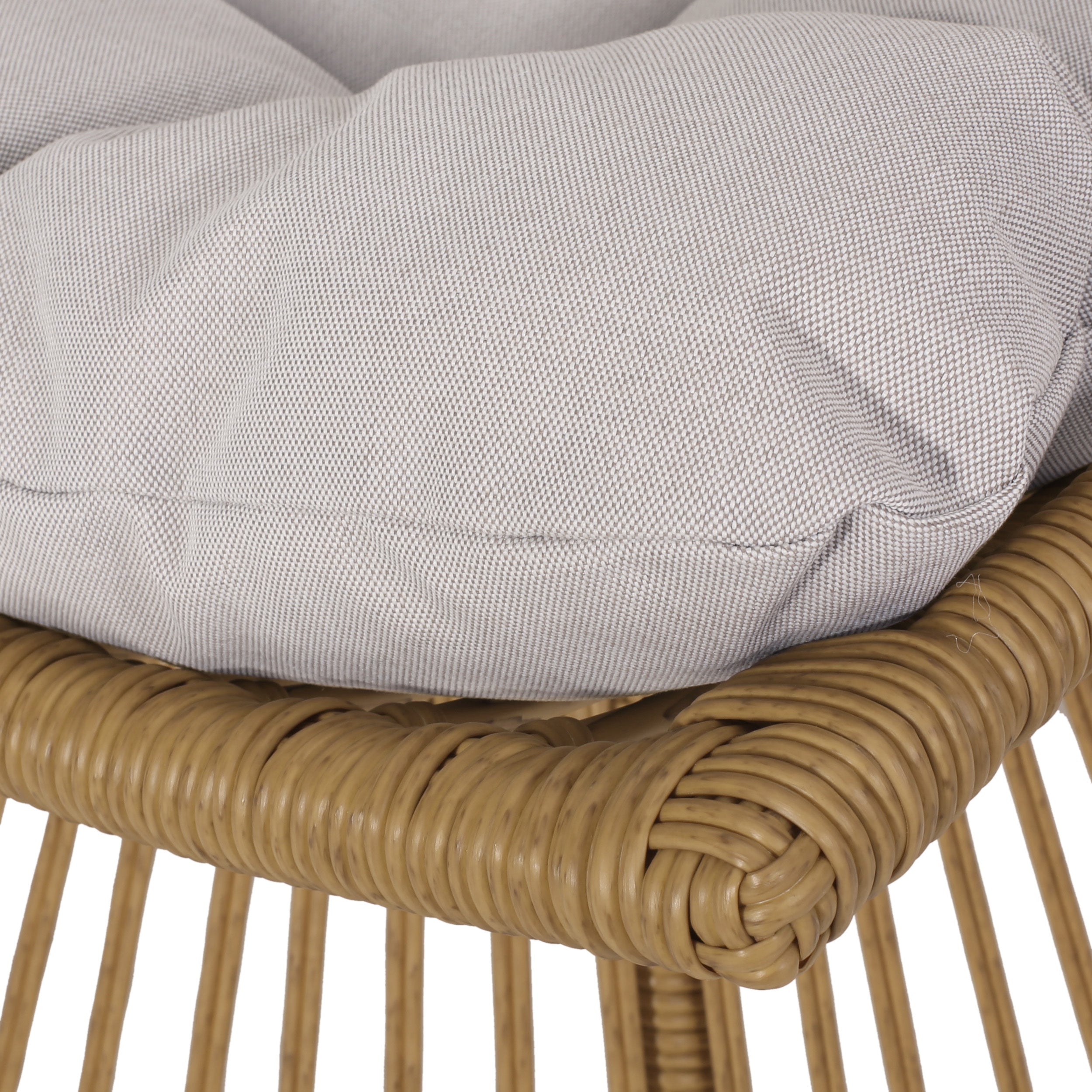 Elaine Outdoor Furniture Rattan Frame - Light Brown