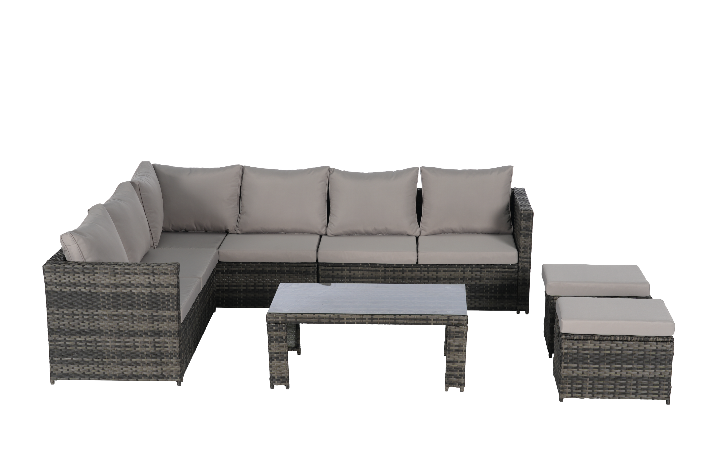 Outdoor Sofa Set Cushioned Seating