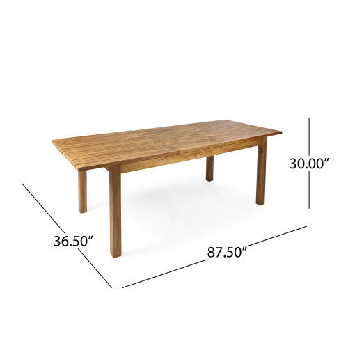 Outdoor Dining Set Cushioned Seating - Cream