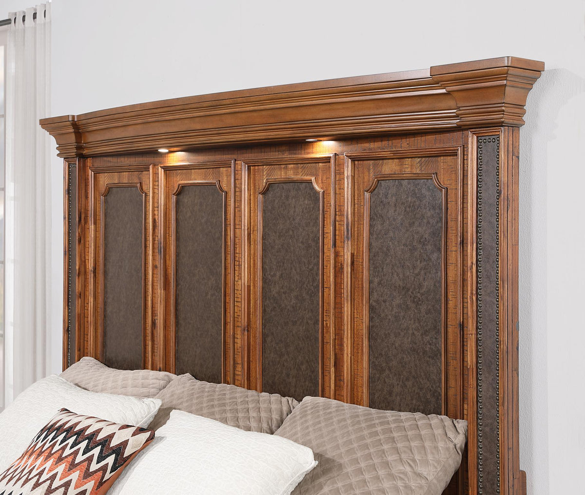 Brown Panel Bedroom Collection