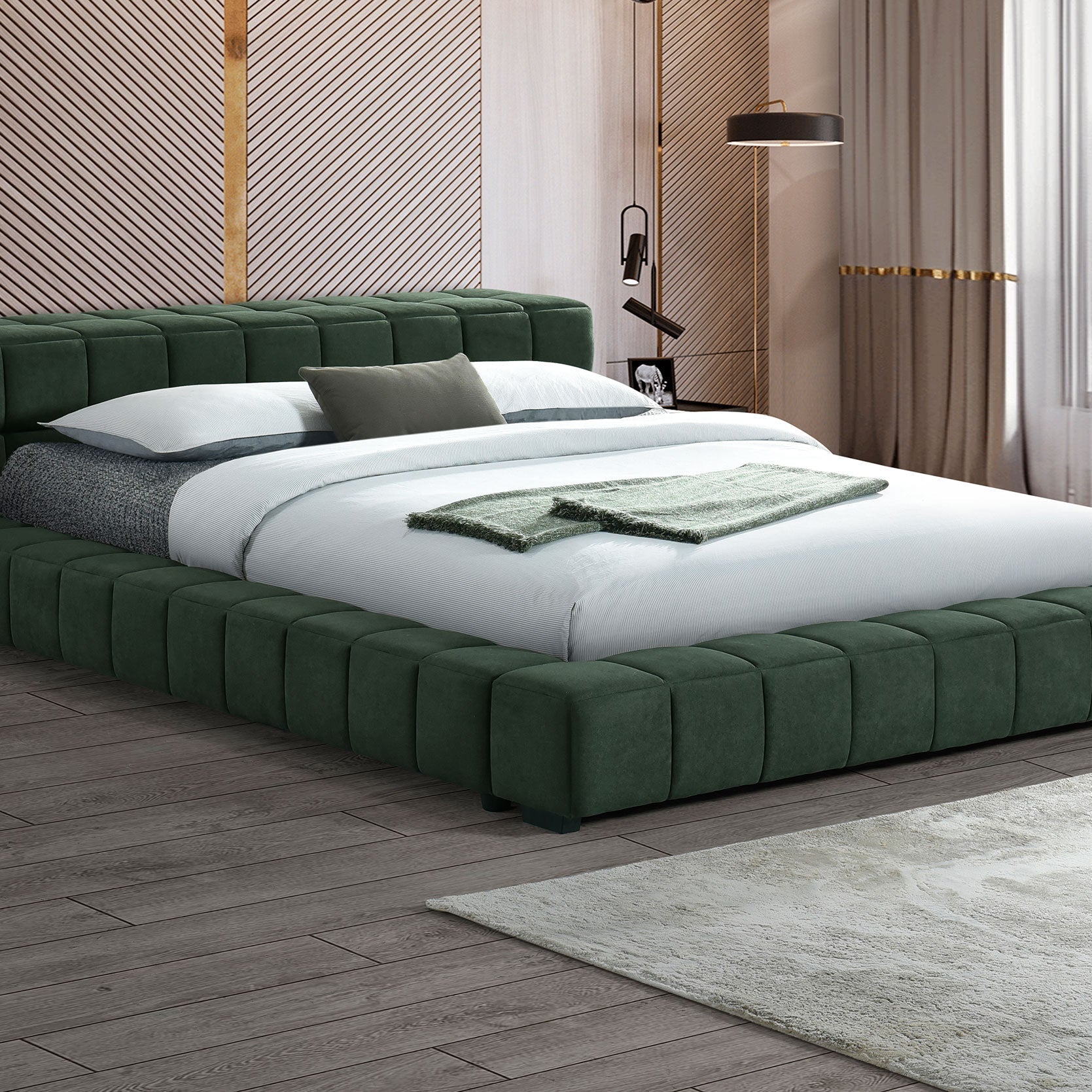 Trinity Upholstered Platform Bed