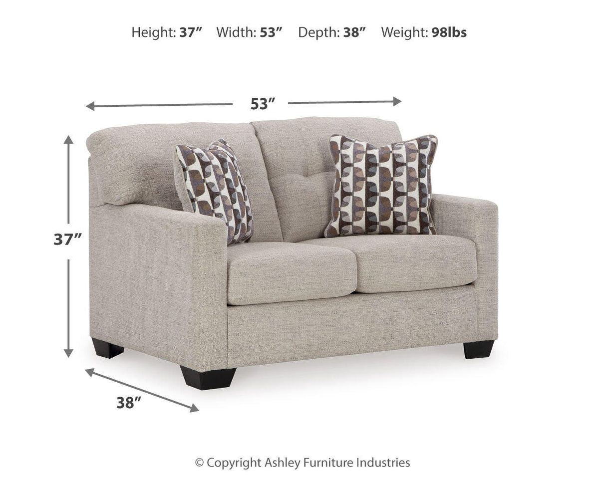 Mahoney Stationary Loveseats