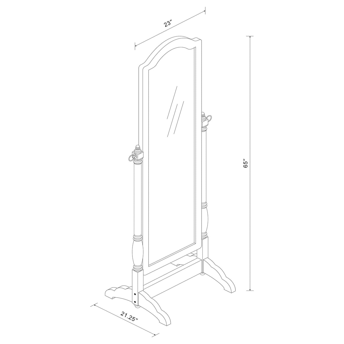Cabot Cheval Mirrors