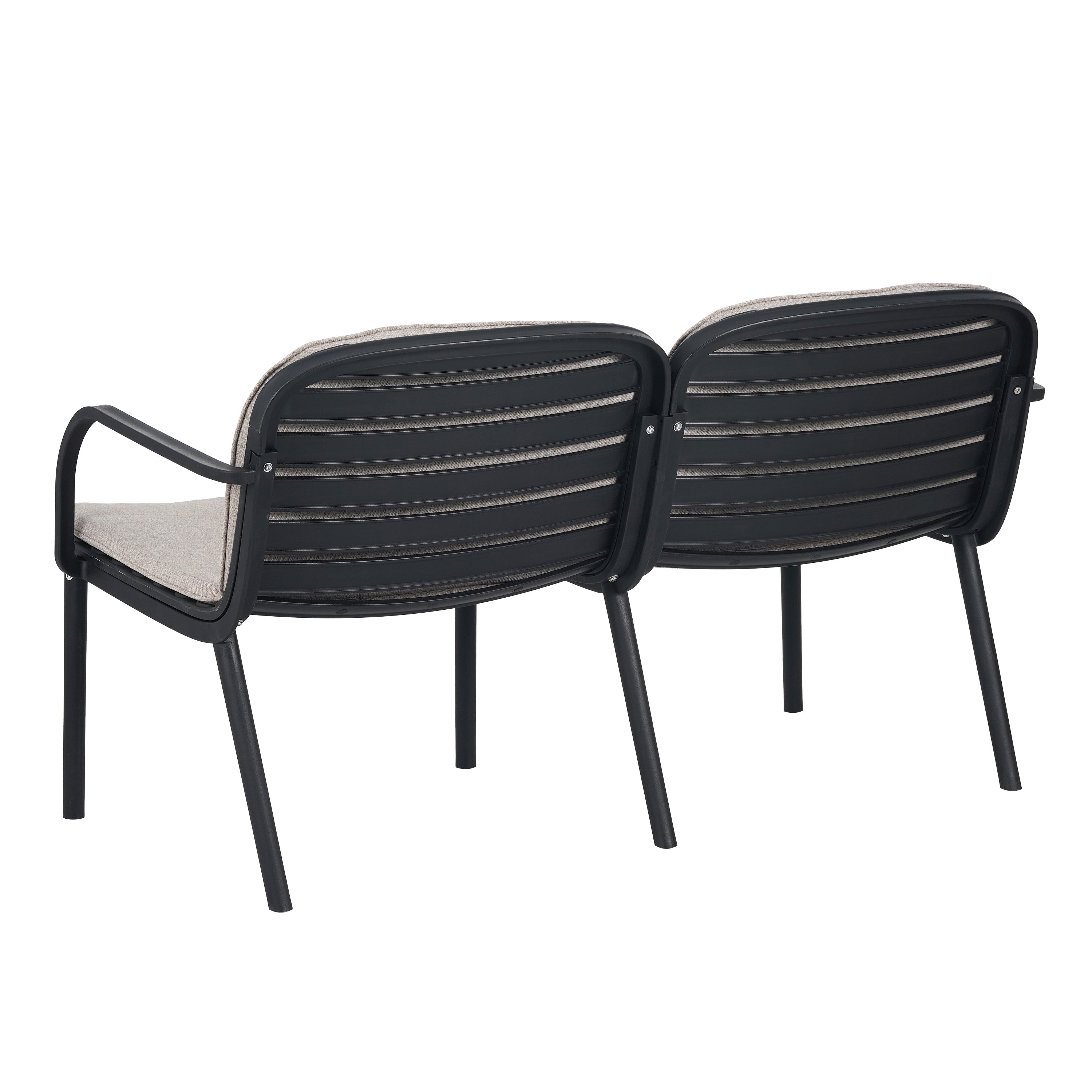 Luna Outdoor Loveseat Cushioned Seating - Beige