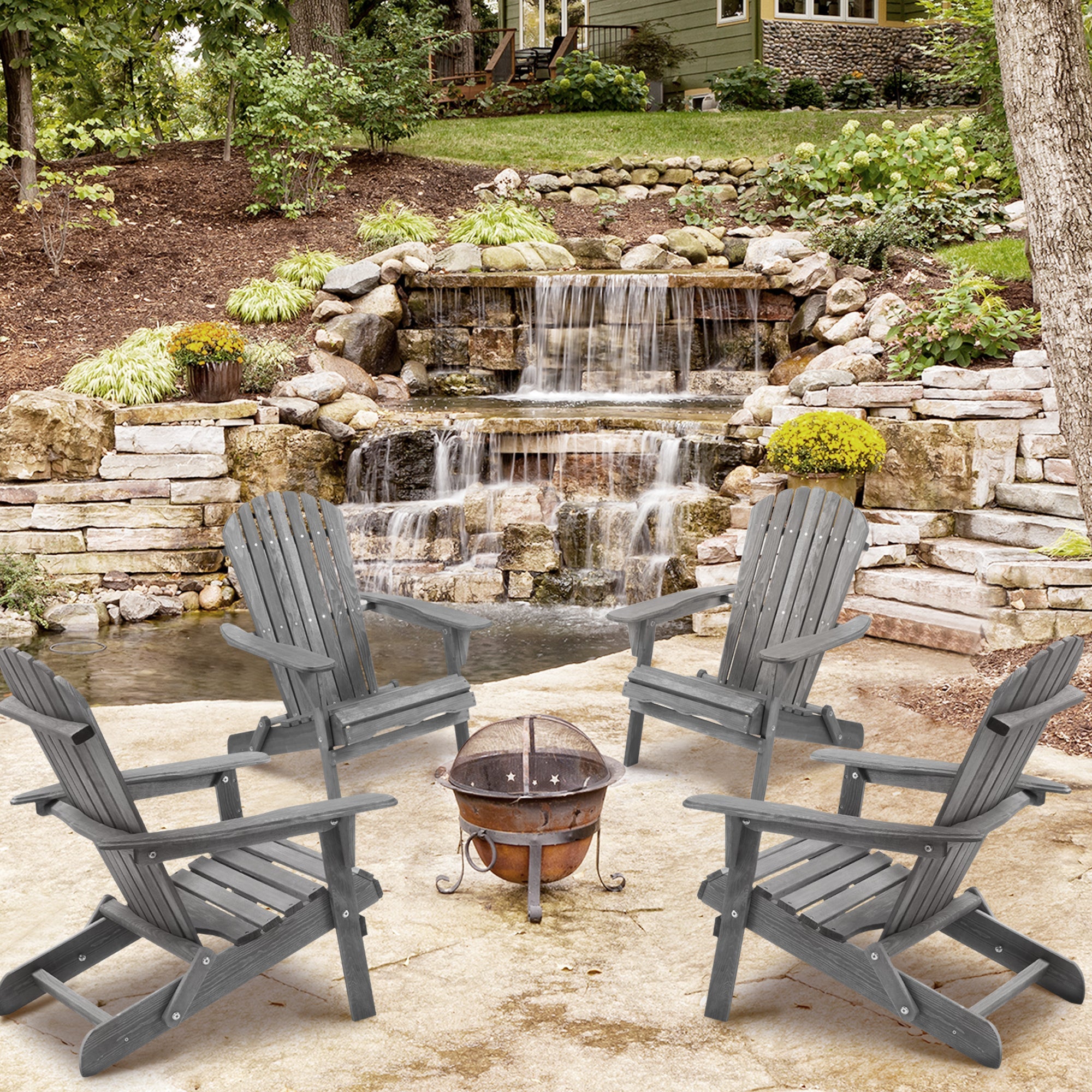 Classic Outdoor Furniture Modern Design - Gray