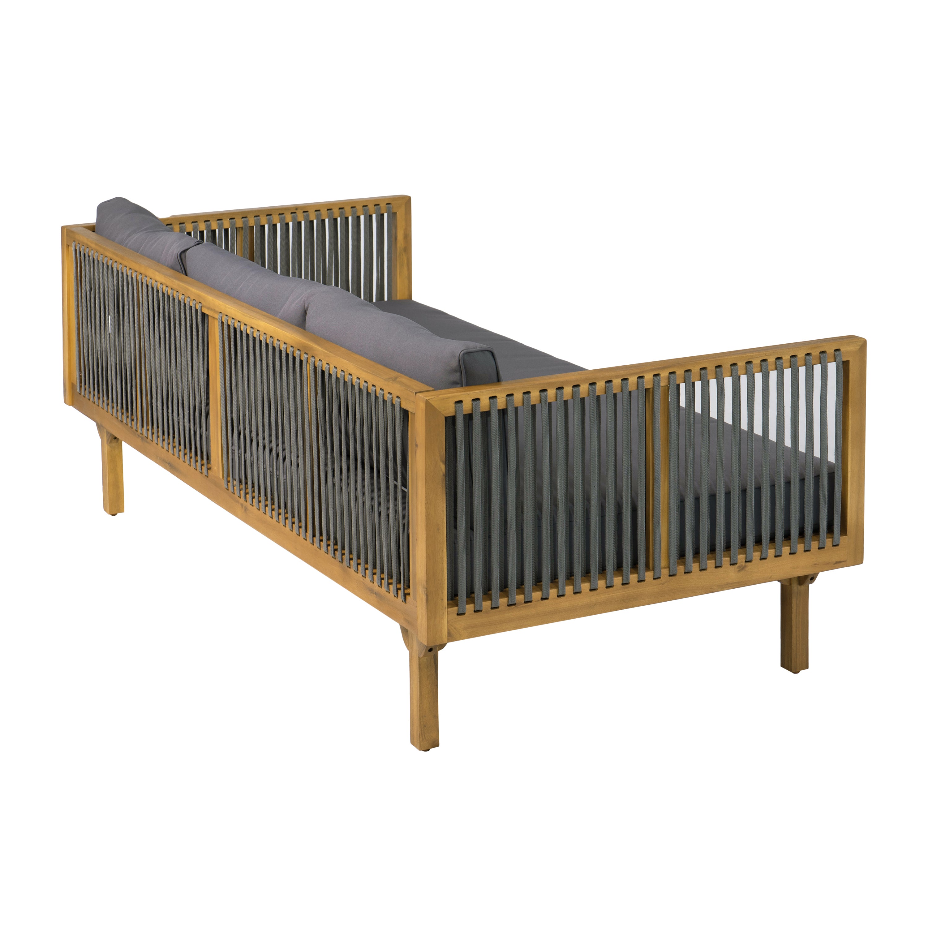 Outdoor Sofa Water-Resistant Cushions - Teak