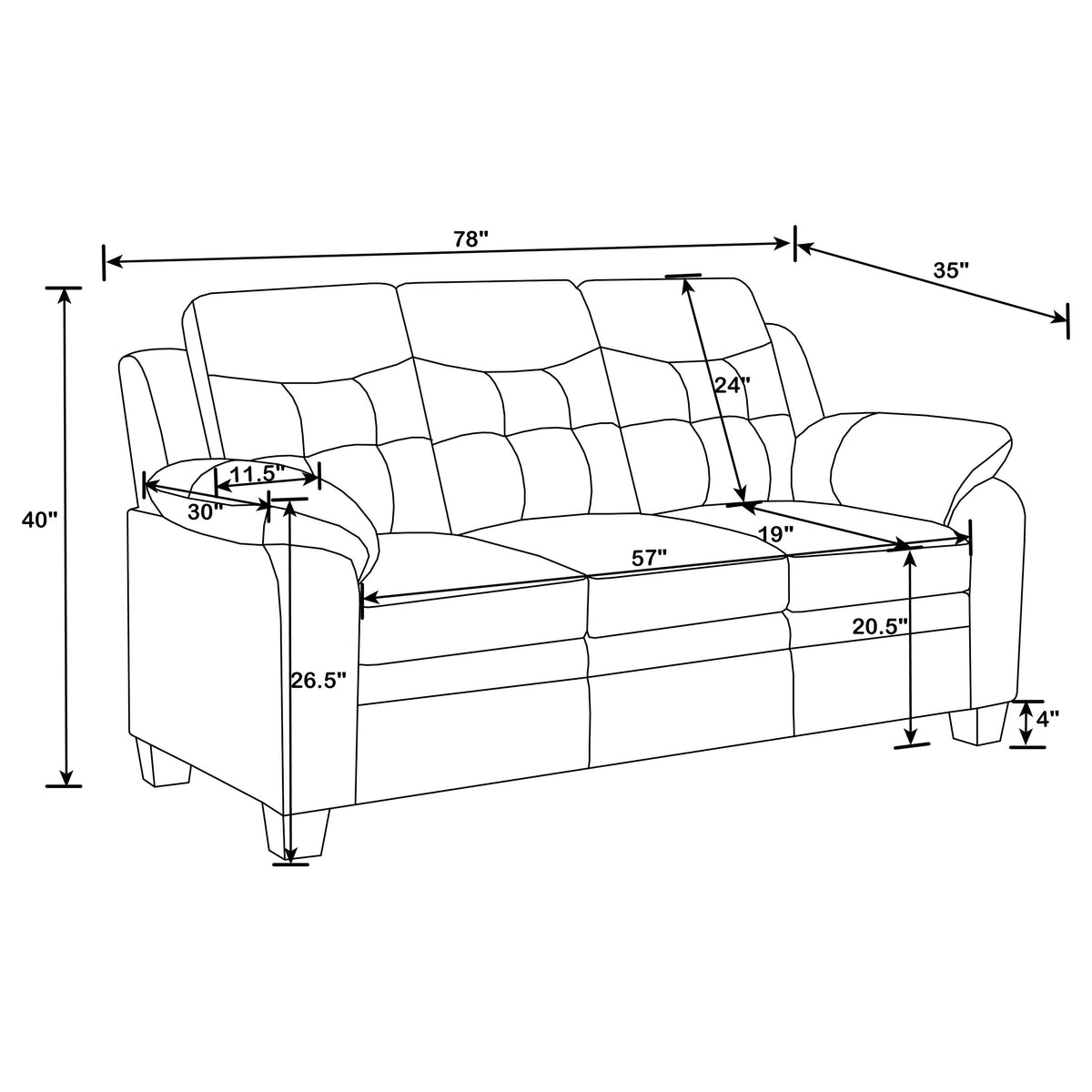 Finley Stationary Sofas