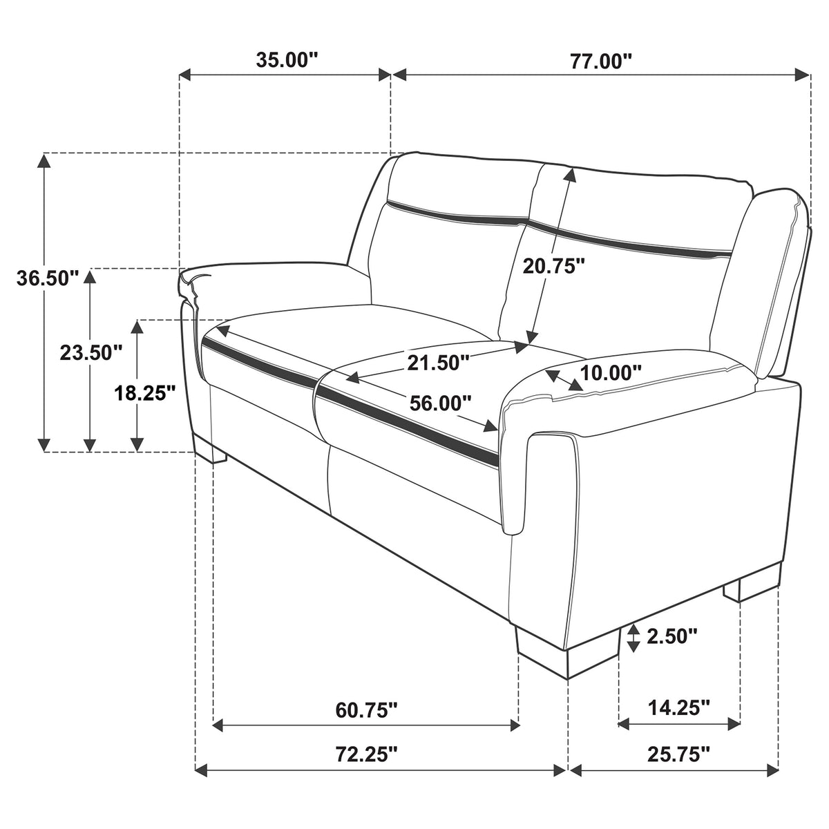 Arabella Stationary Sofas