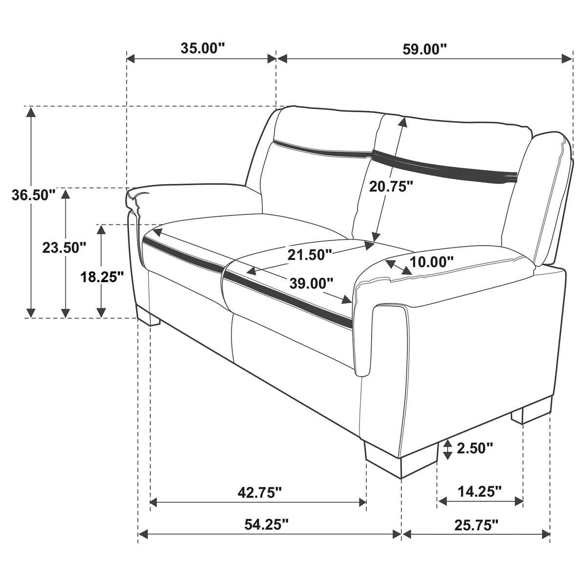 Arabella Stationary Sofa Sets