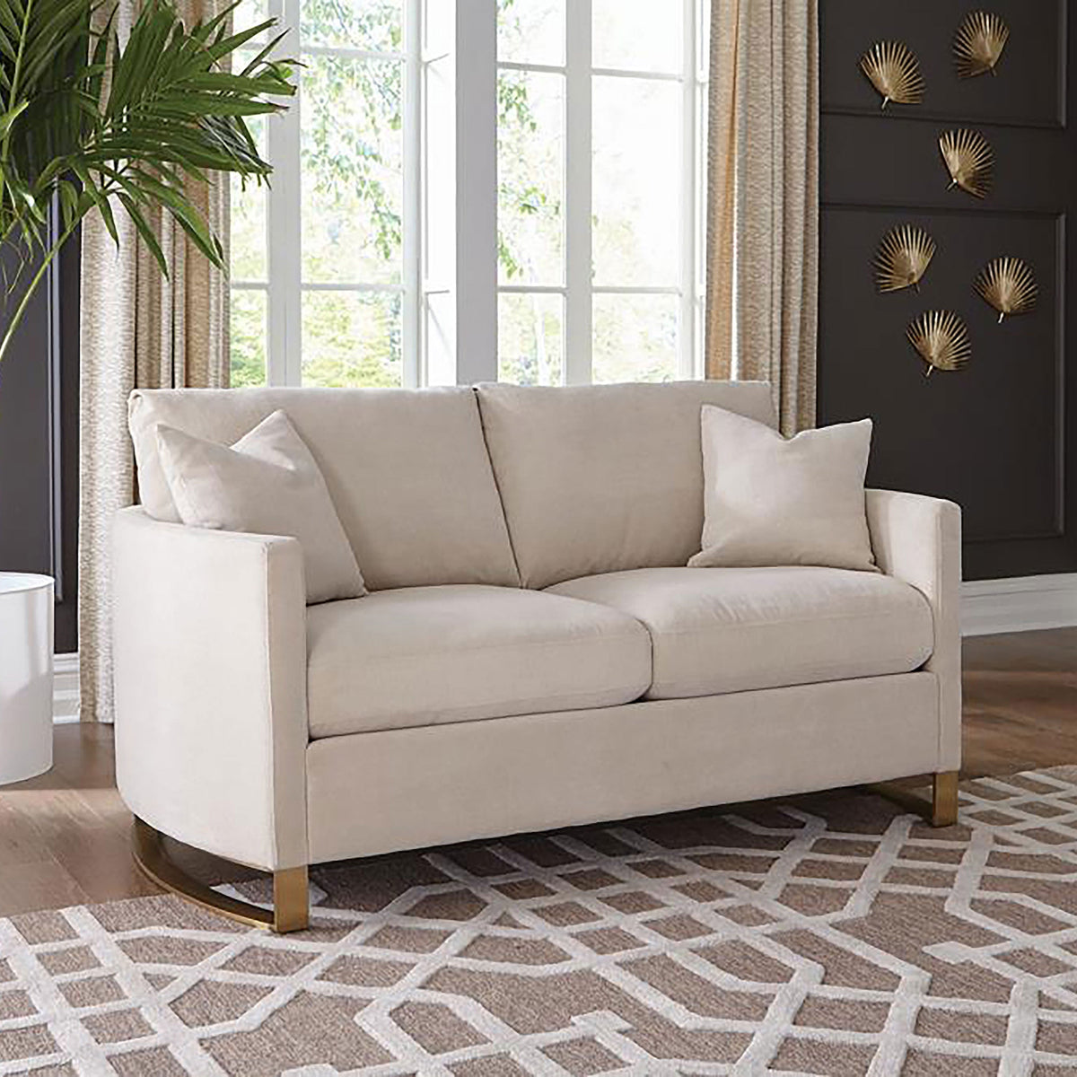 Corliss Stationary Loveseats