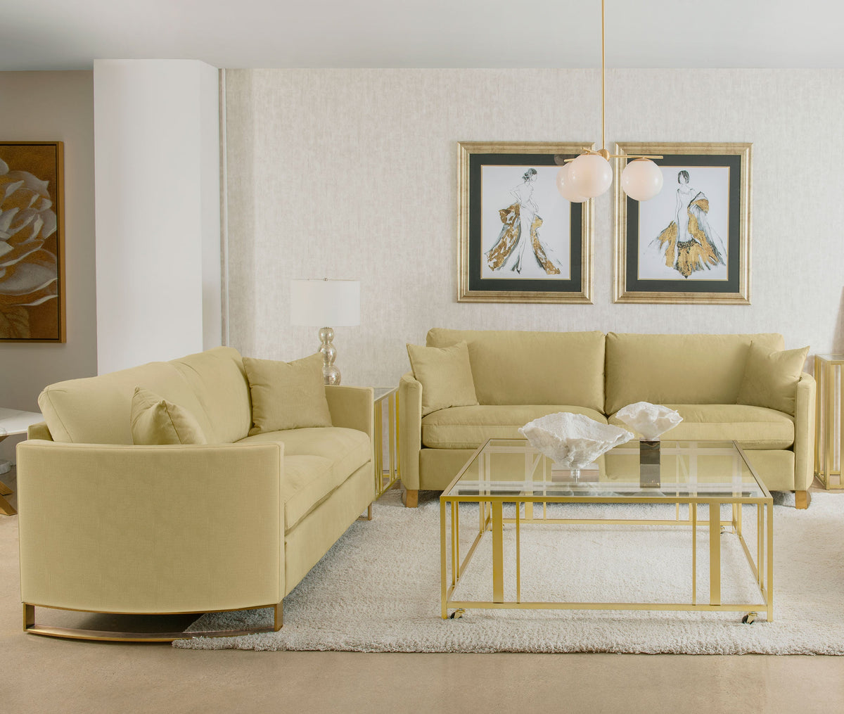 Corliss Stationary Sofa Sets