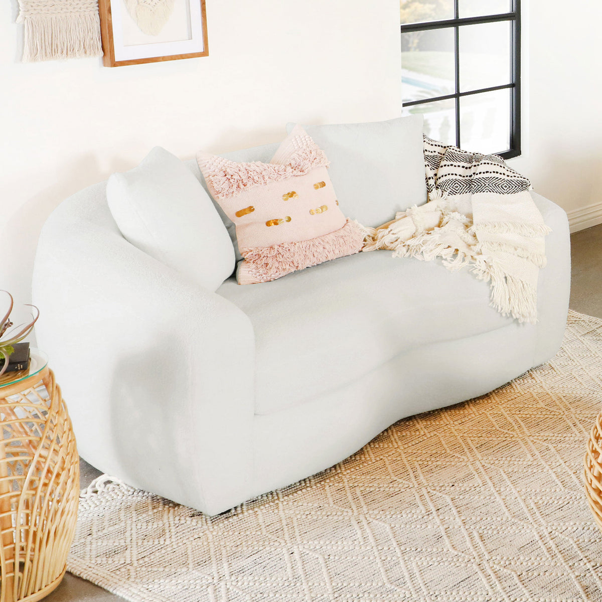 Isabella Stationary Loveseats