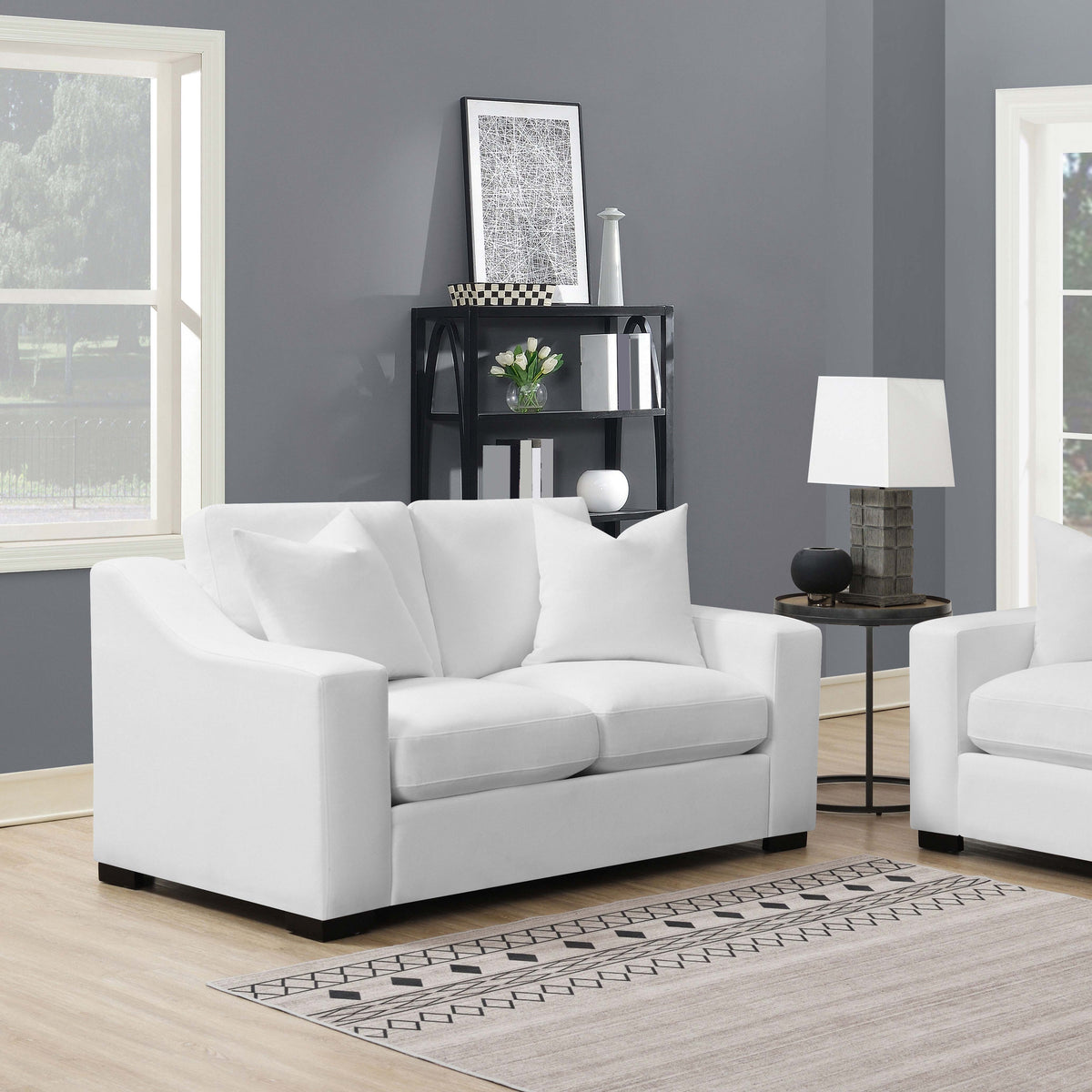 Ashlyn Stationary Loveseats