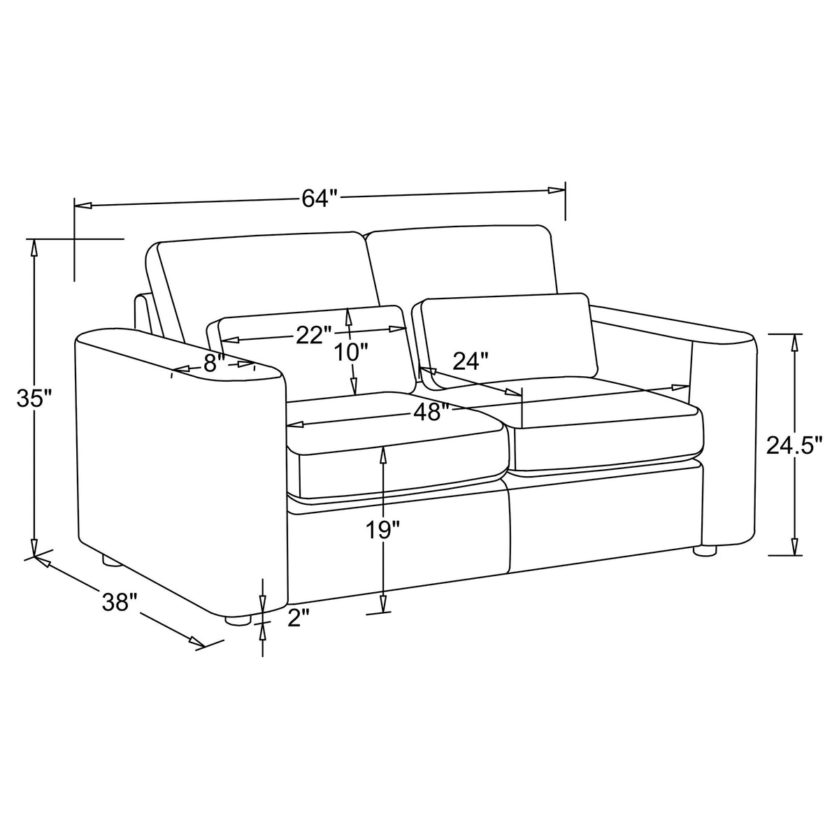 Amador Stationary Sofa Sets