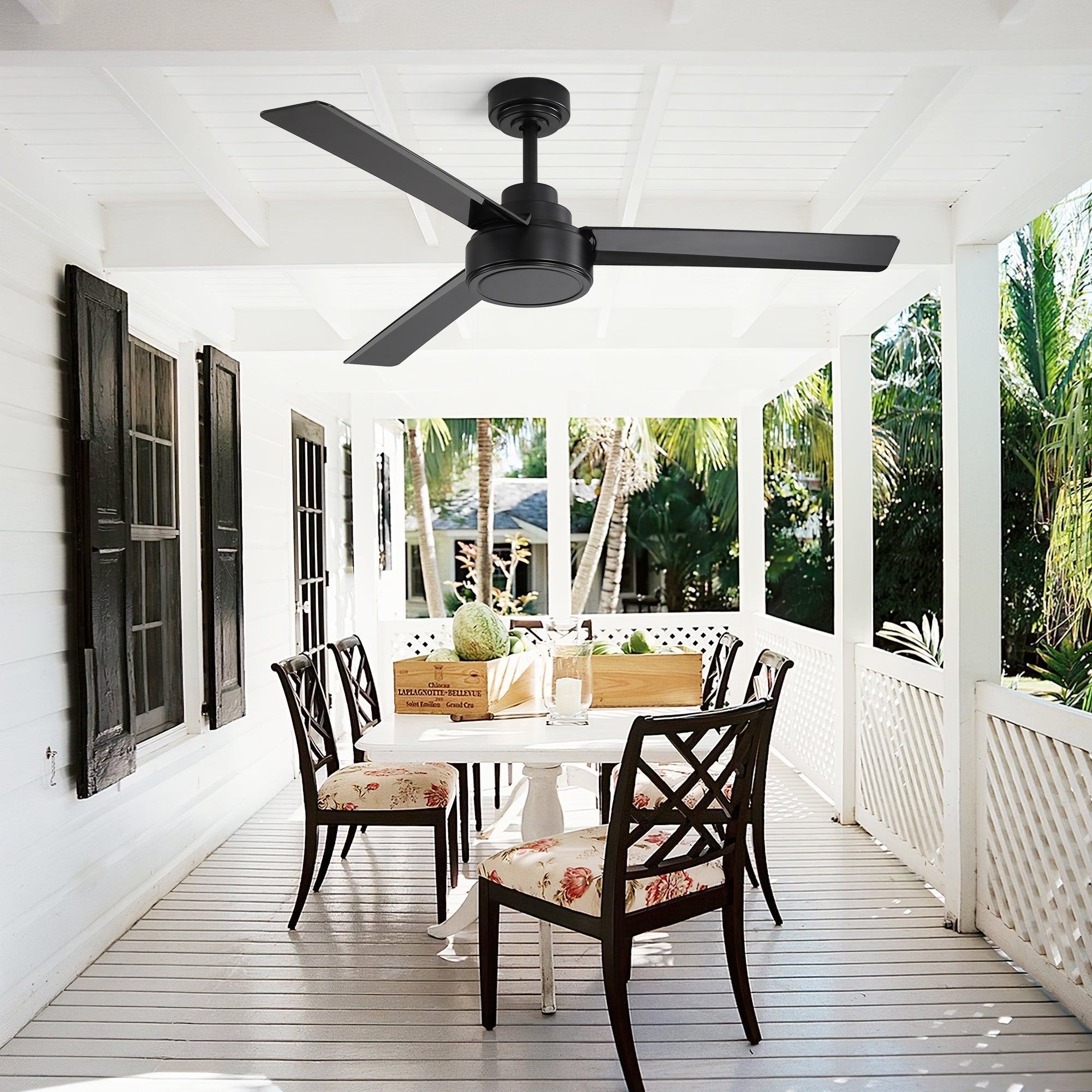 Farmhouse Outdoor Ceiling Fan Remote Control - Black
