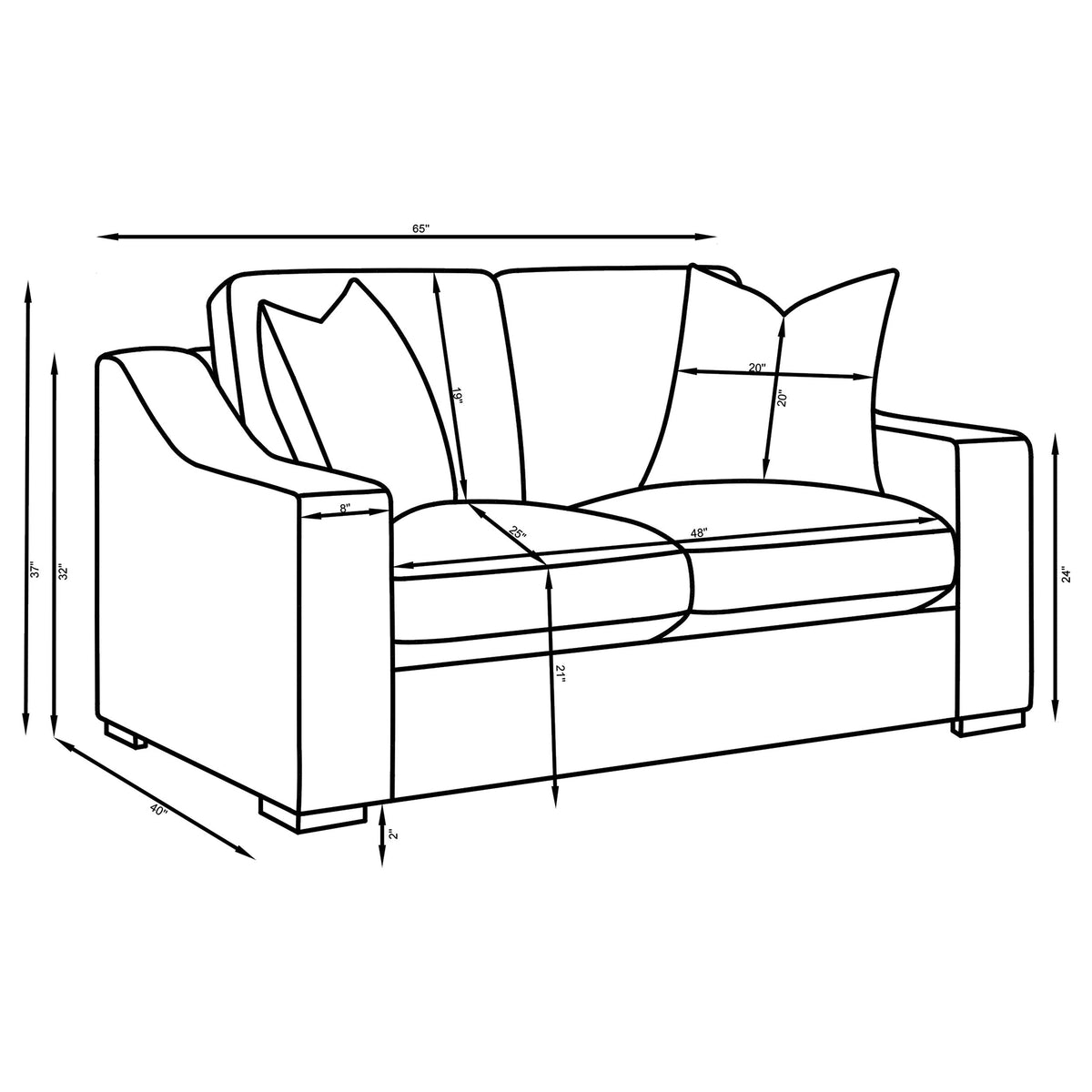 Ashlyn Stationary Sofa Sets