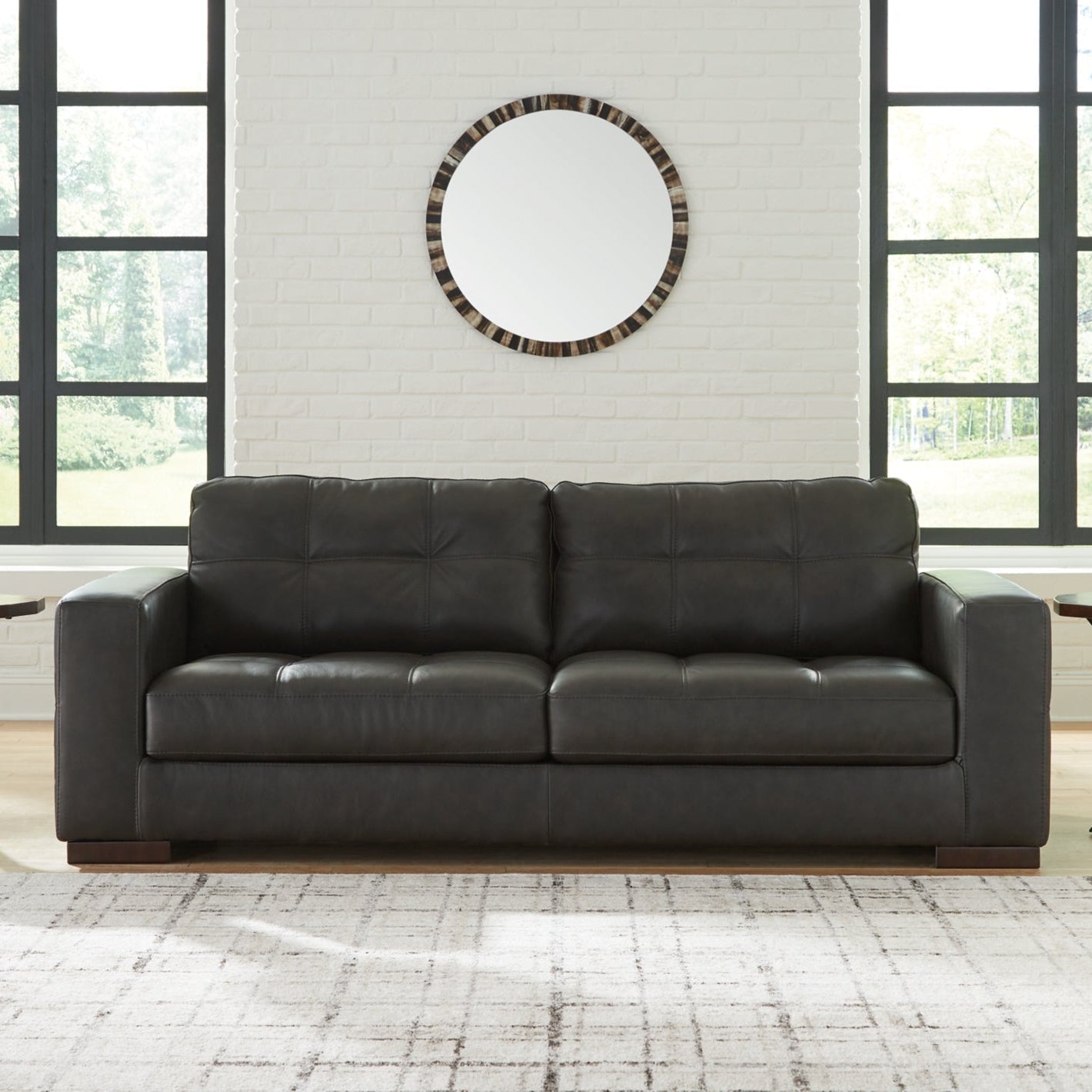 Luigi Leather Sofa - Natural