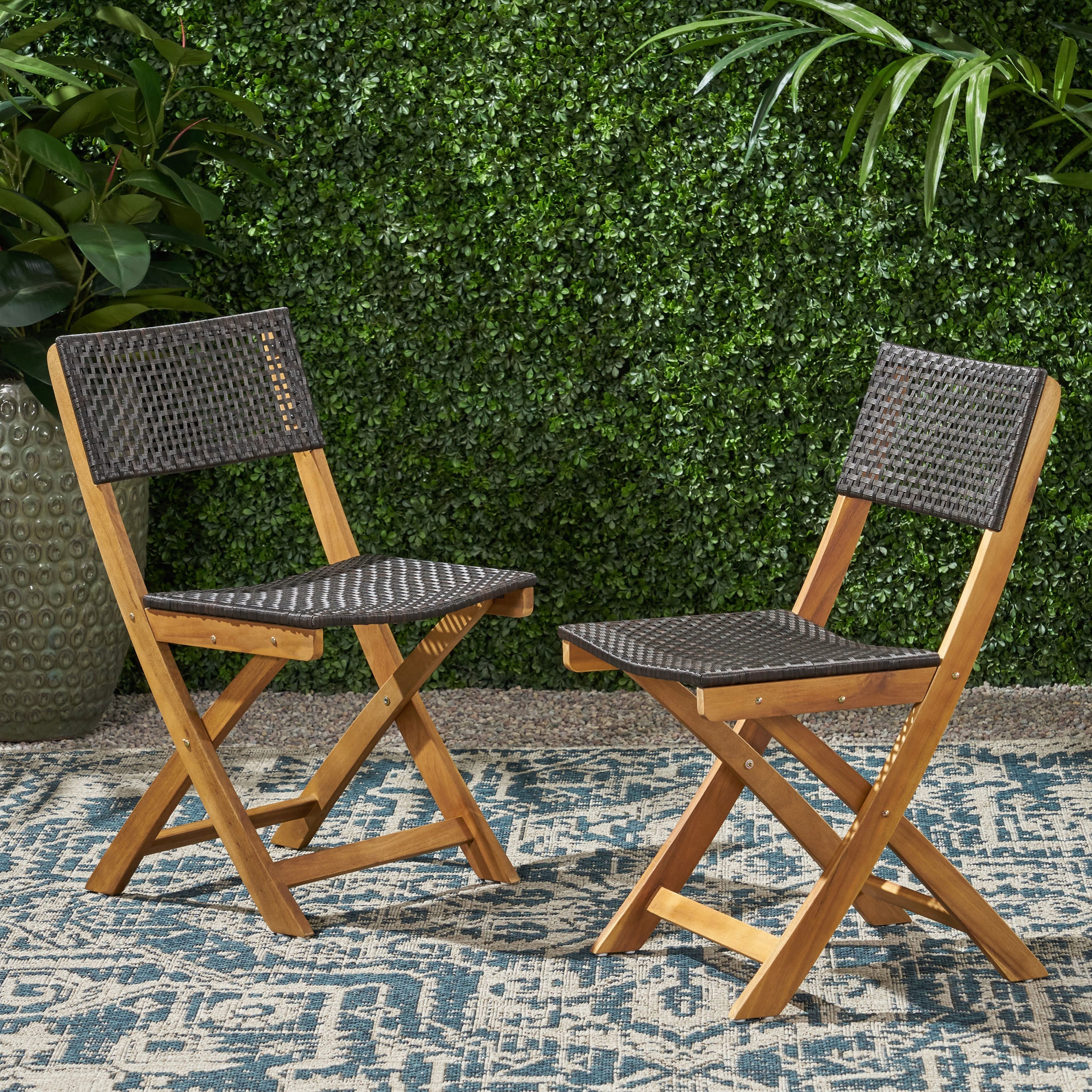 Evergreen Outdoor Furniture Rattan Frame - Brown