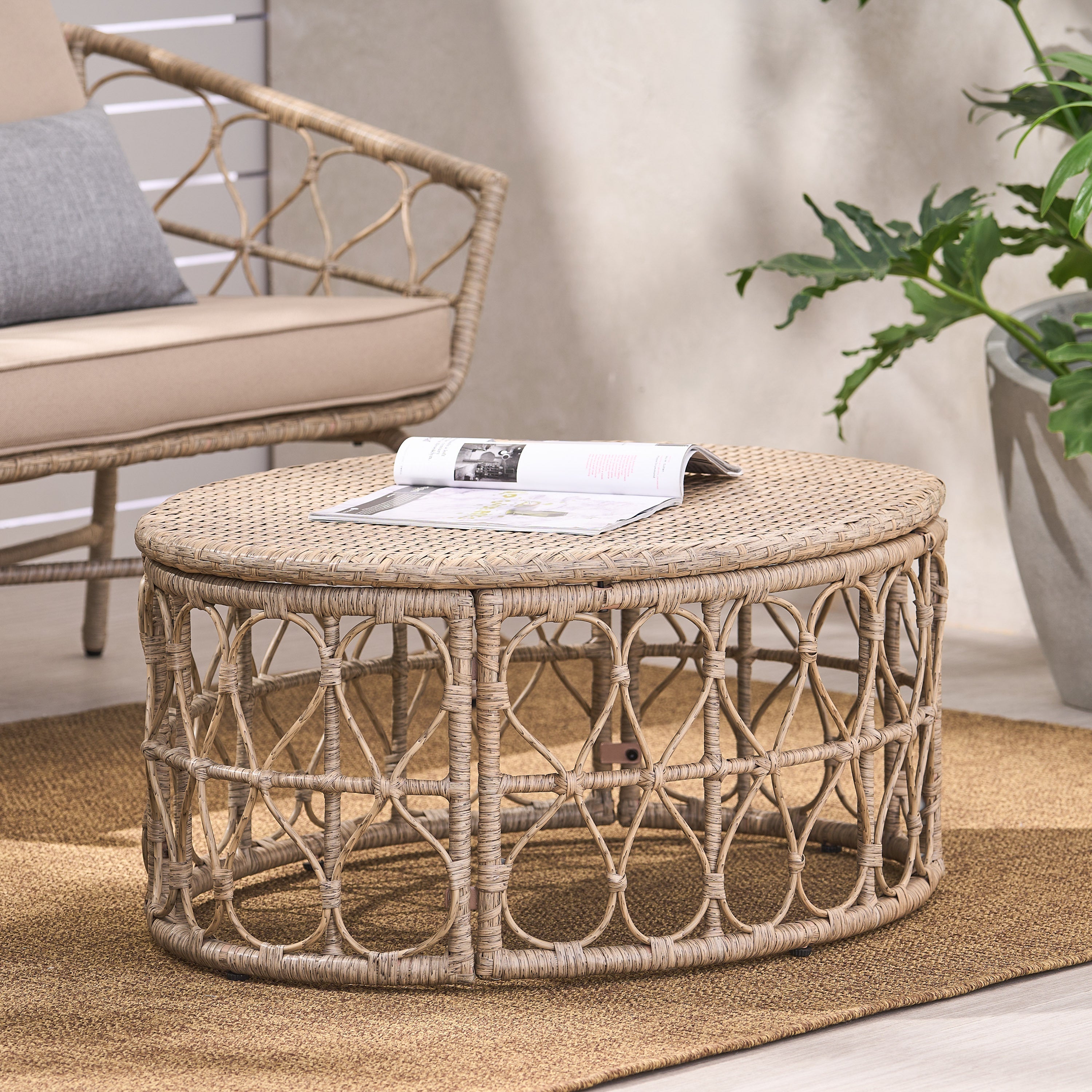 Bruce Outdoor Coffee Table Patio Accent