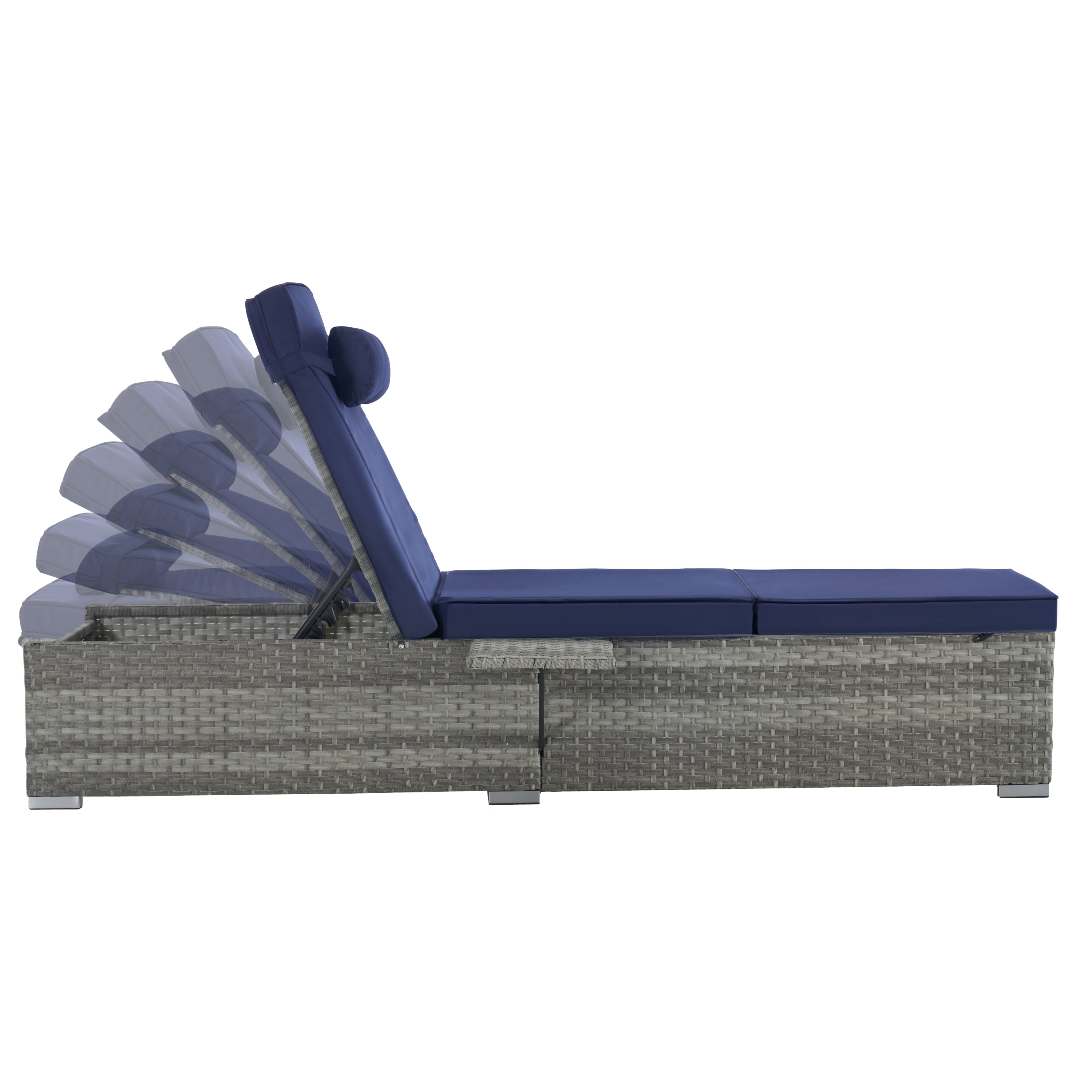 Outdoor Sofa Rattan Frame - Gray