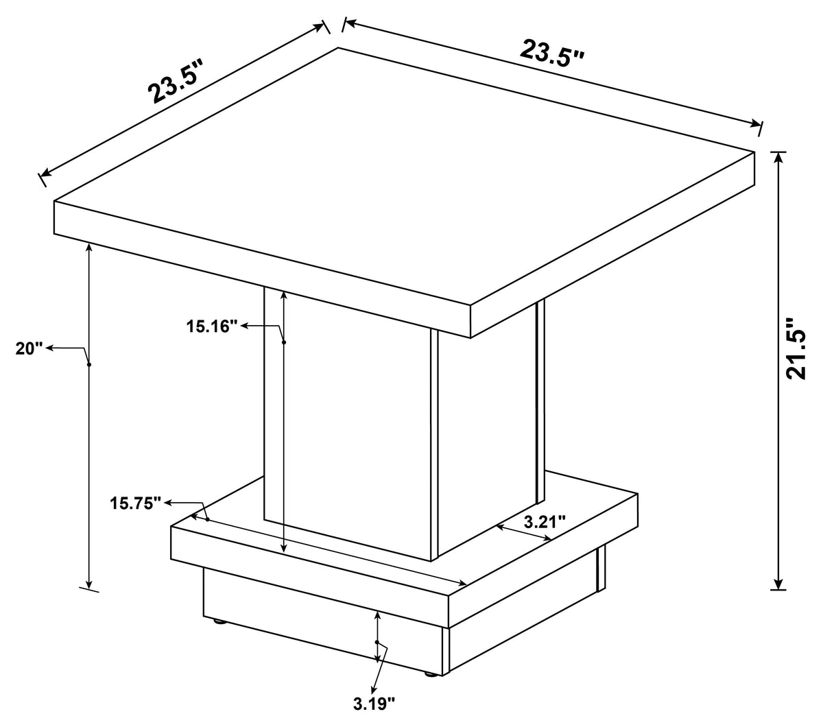 Reston End & Side Tables
