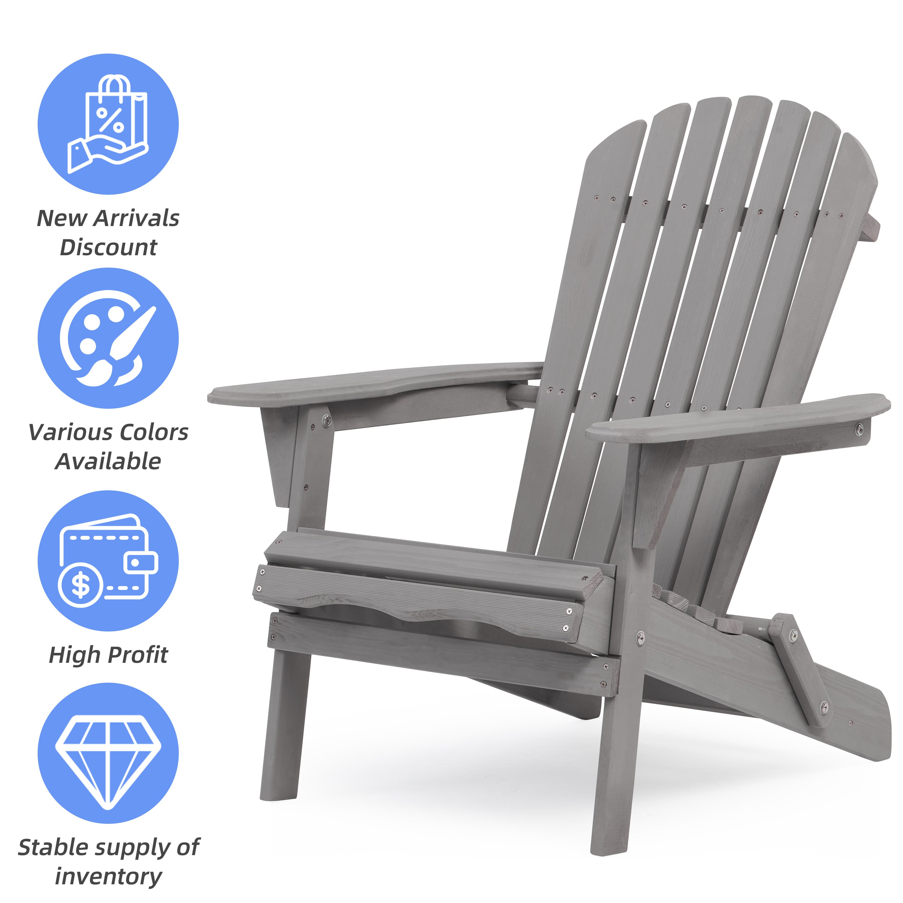Classic Outdoor Furniture Modern Design - Gray